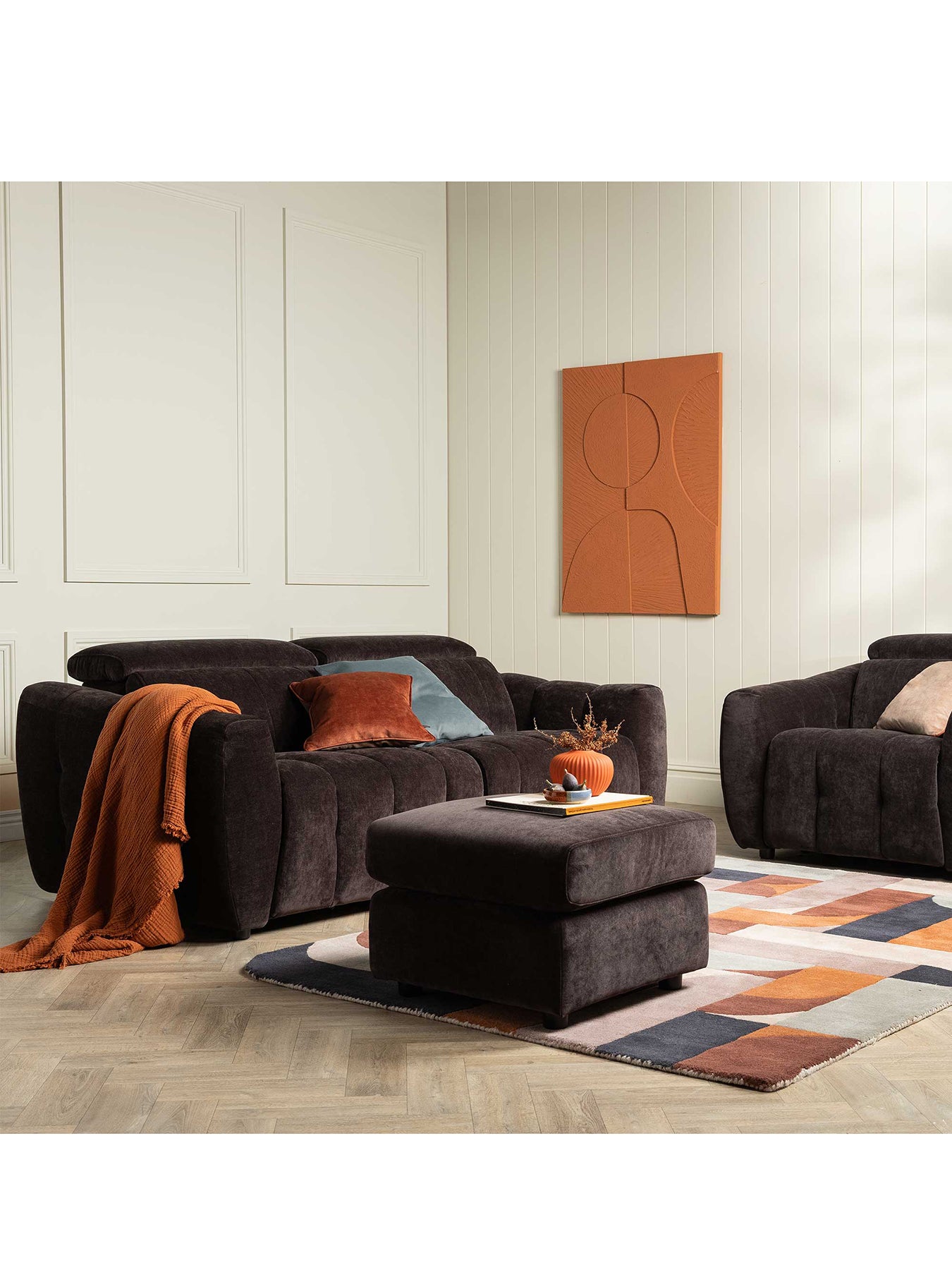 Montgomery Fabric Footstool