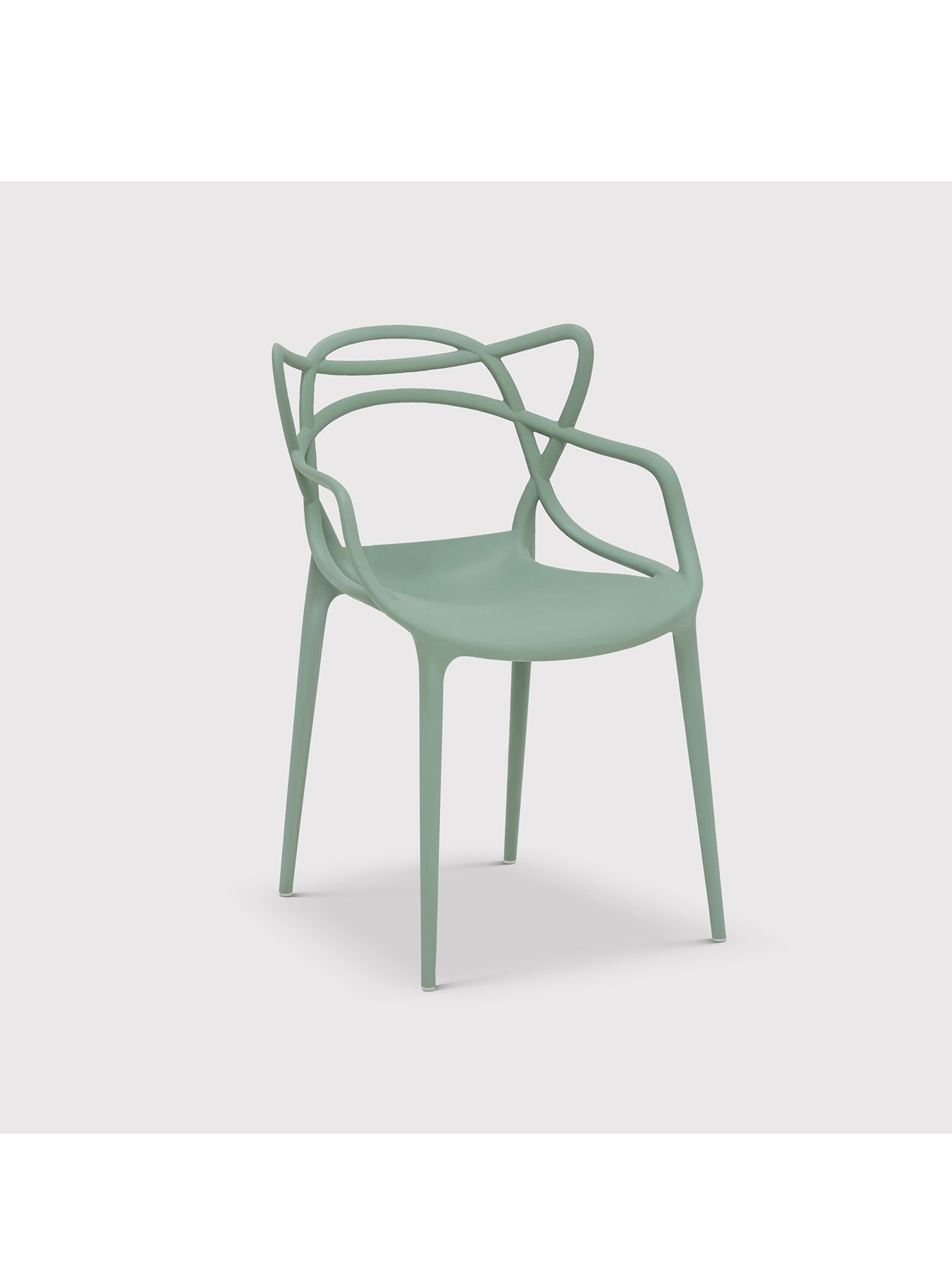 Masters Sculpted Dining Chair Sage Green