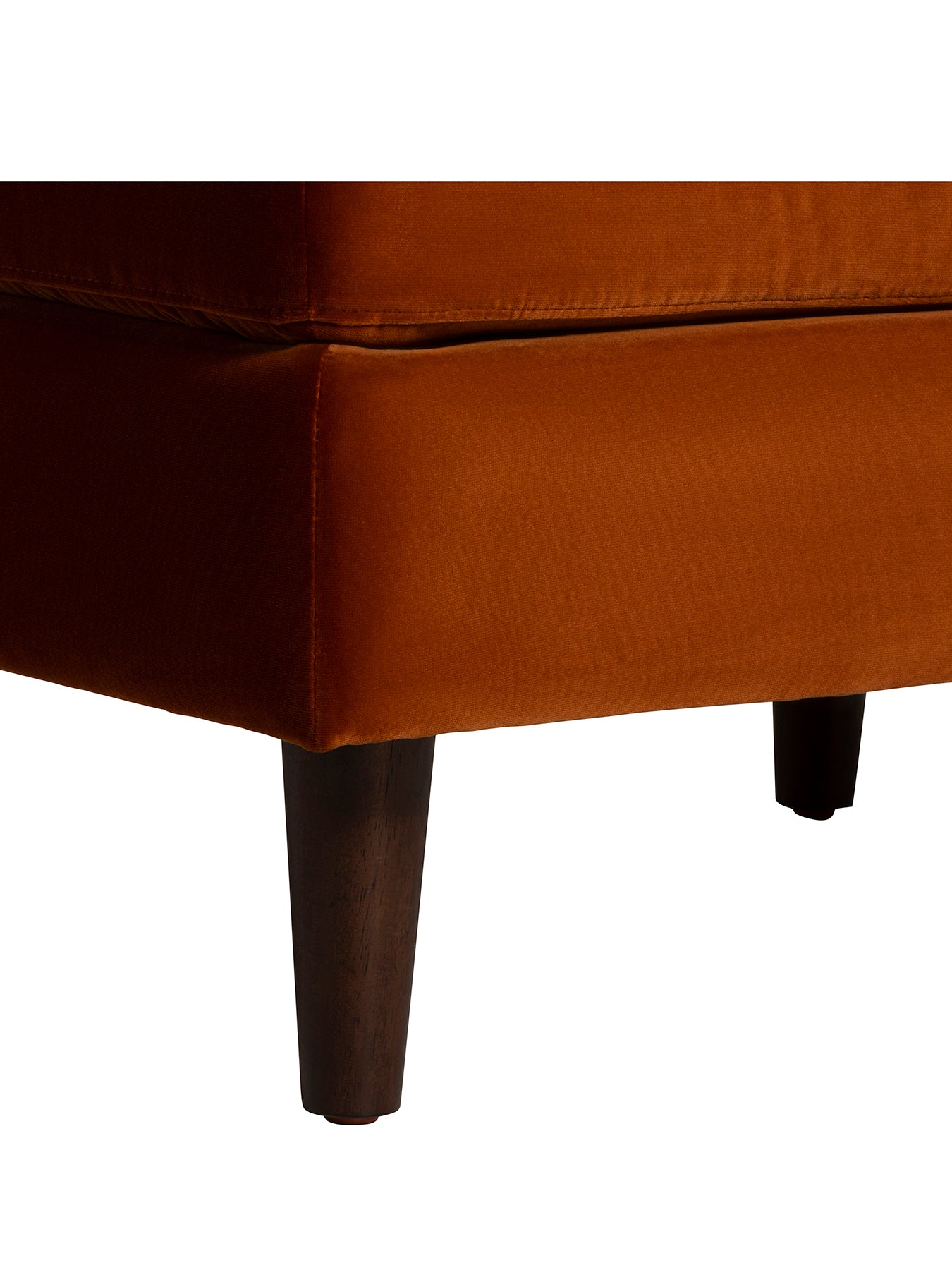Hemingway Velvet Footstool