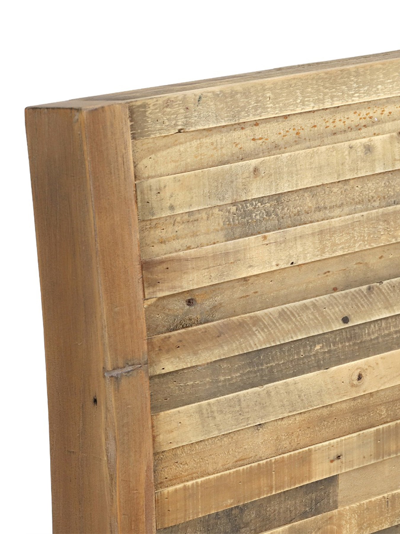 Charlie Reclaimed Wood Double Bed Frame Low End