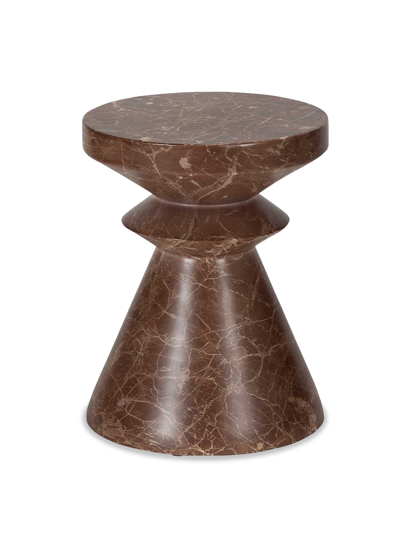 Bruni Faux Marble Side Table