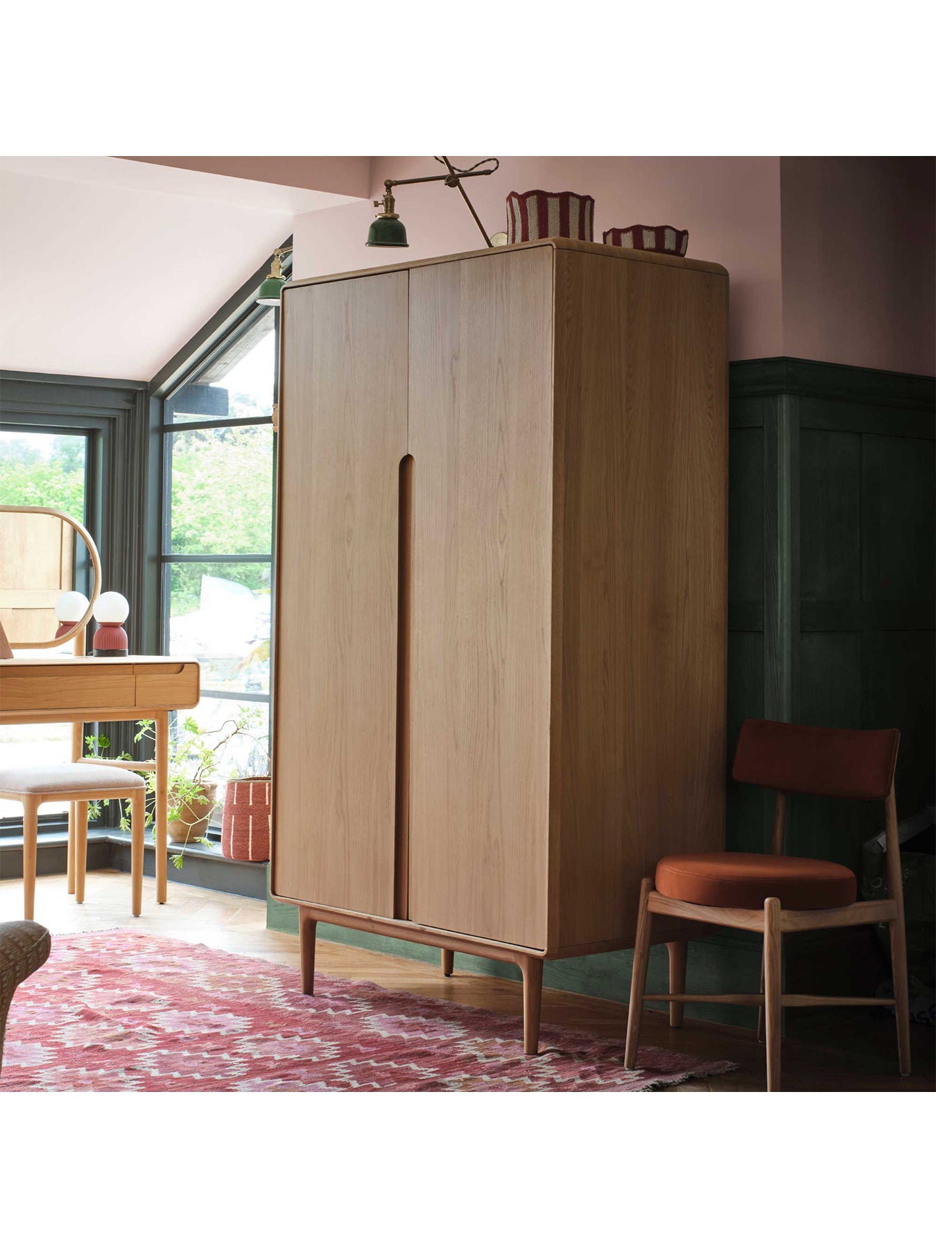 Winchester Oak Double Wardrobe
