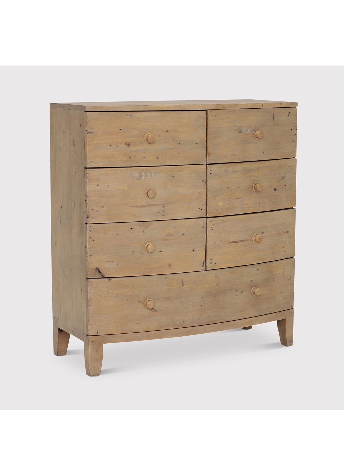 Lewes Reclaimed Wood 7 Drawer Chest