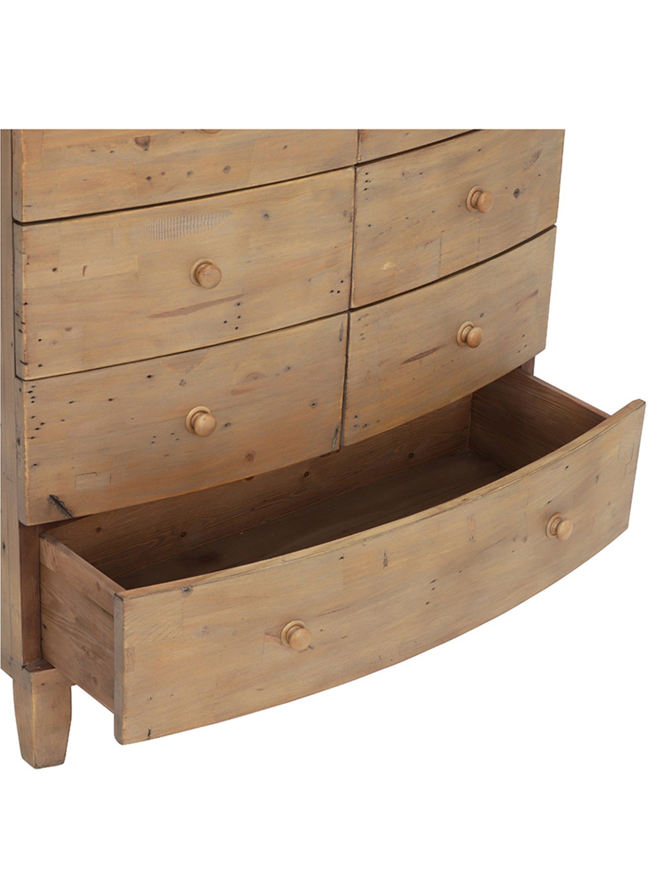 Lewes Reclaimed Wood 7 Drawer Chest