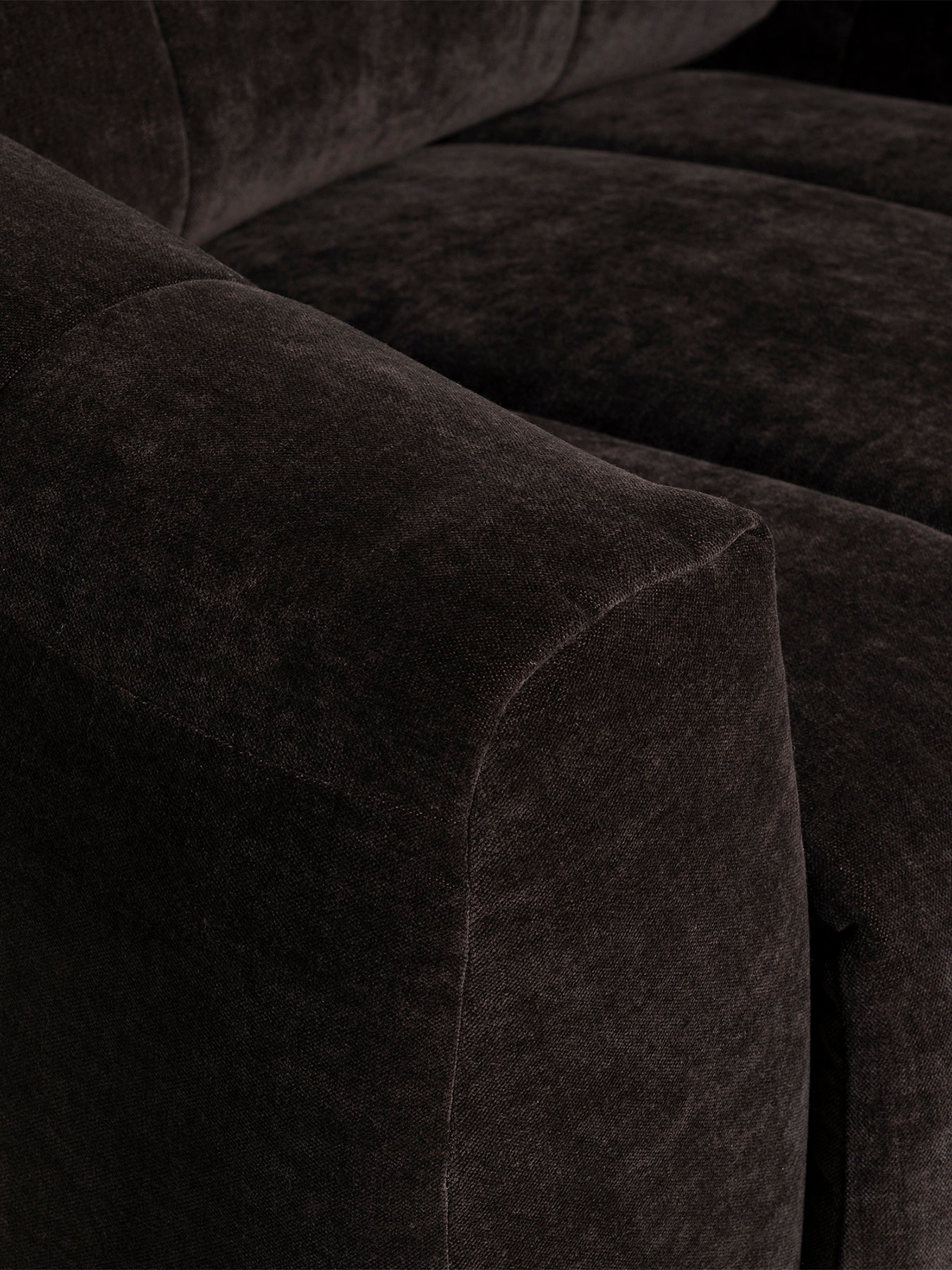 Montgomery Brown Fabric Recliner Armchair
