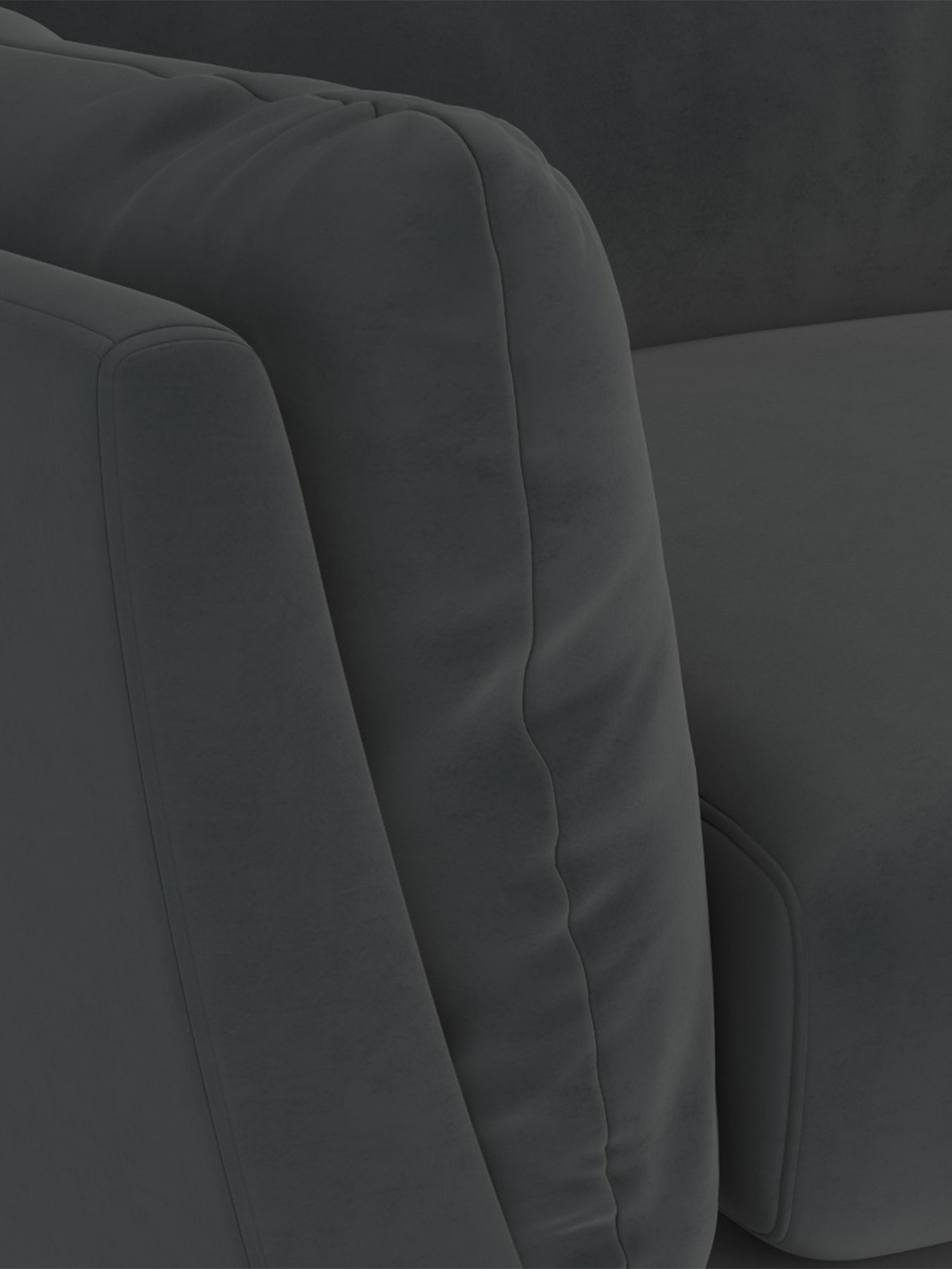 Boone Velvet 3 Seater Sofa
