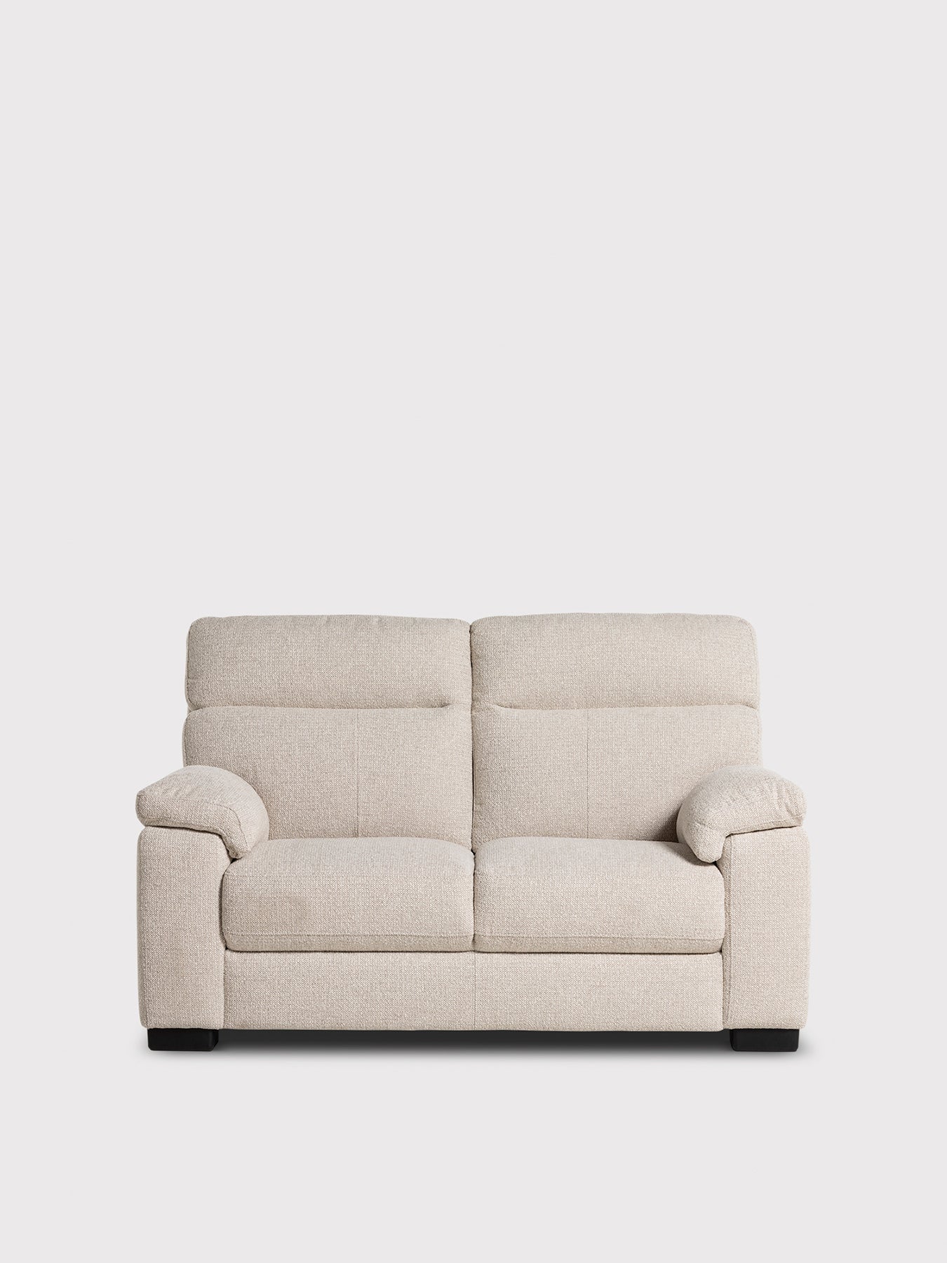 Clark Cream Fabric 2 Seater Sofa