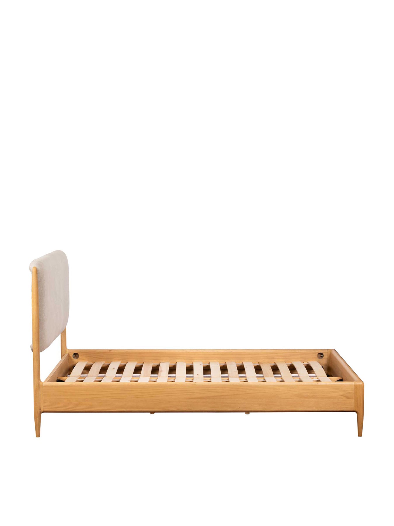 Winchester Oak Upholstered Double Bed Frame