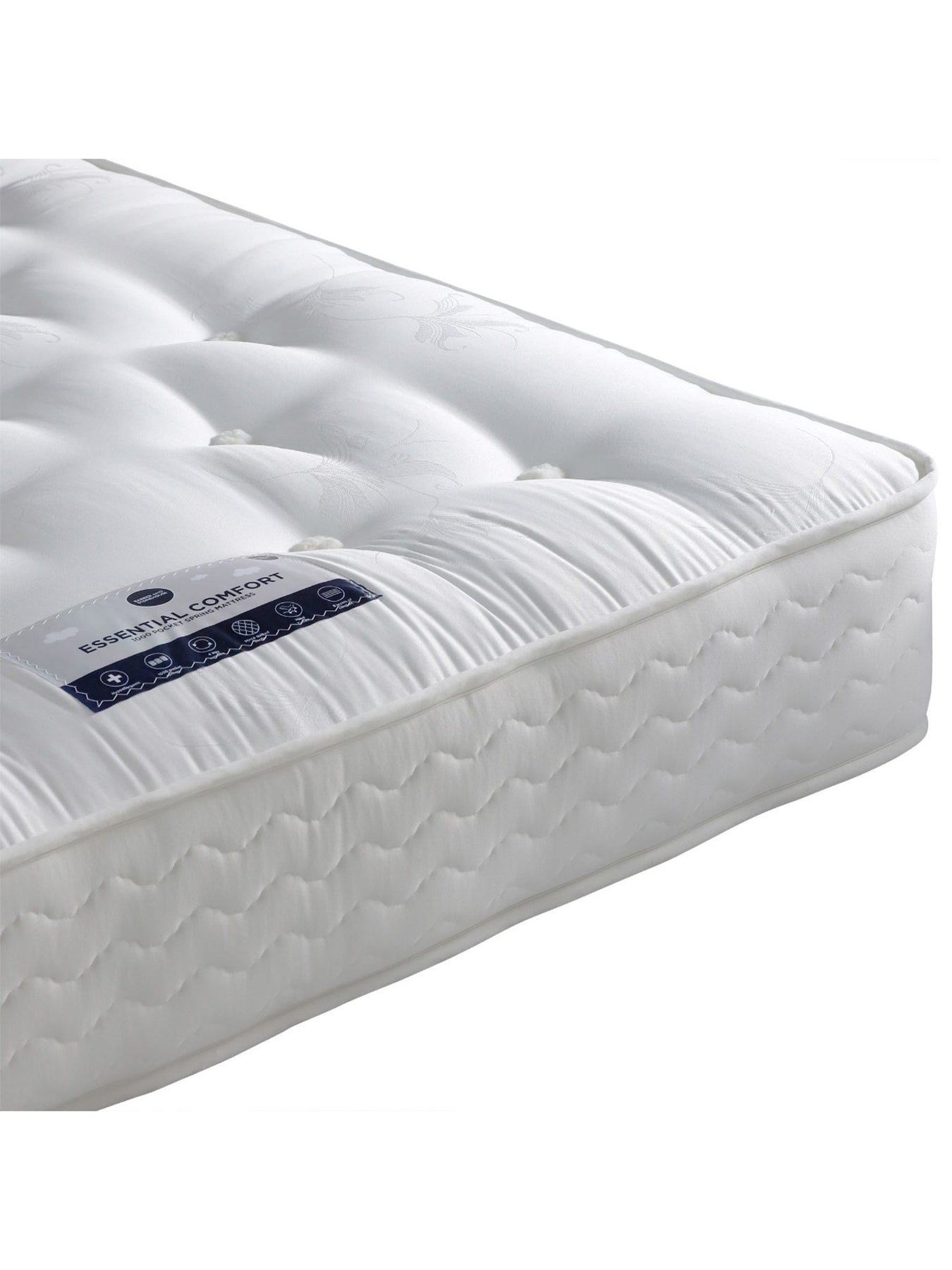 Essential Comfort Super King Pocket Sprung Mattress Medium