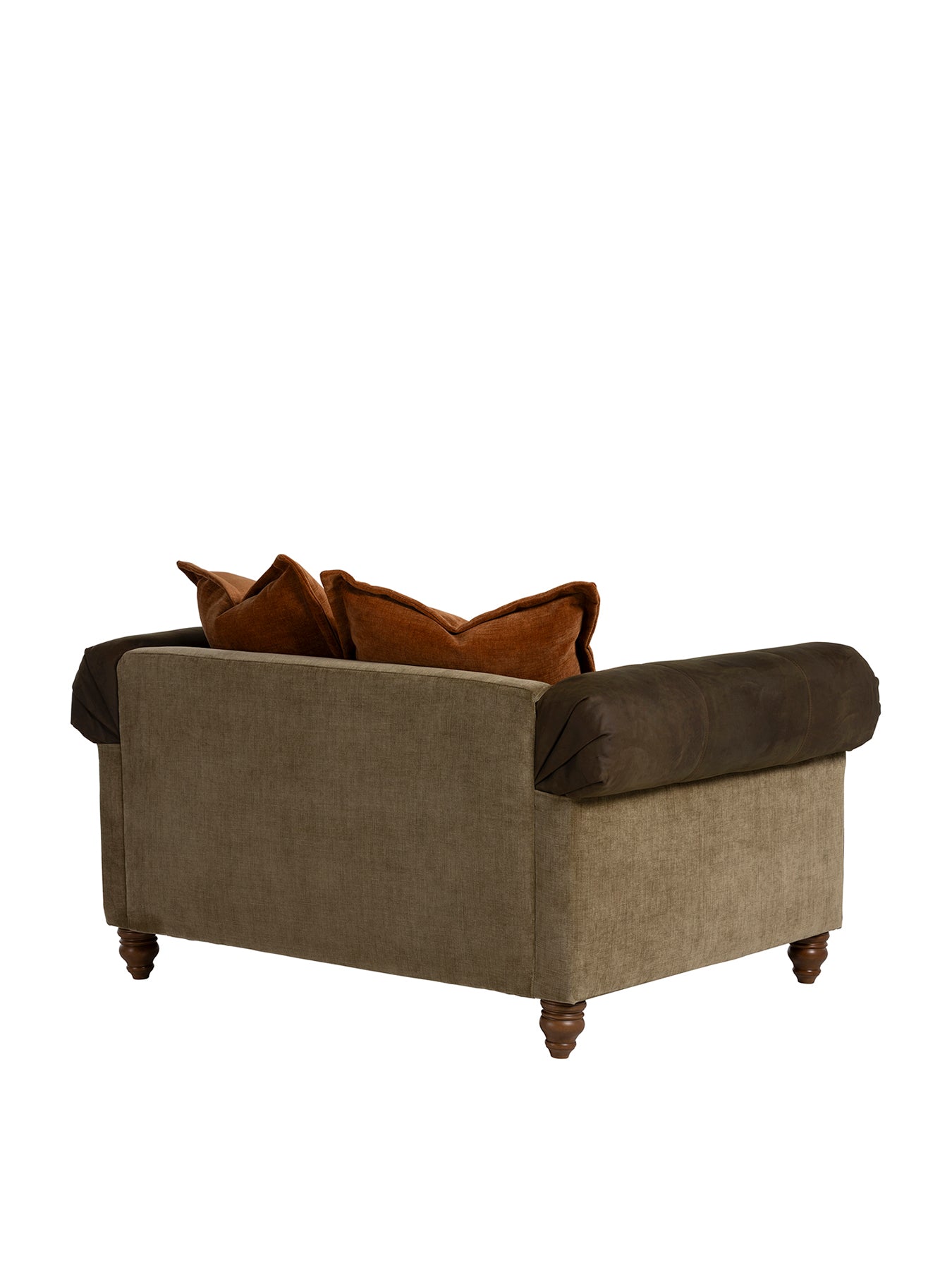 Pomeroy Fabric Snuggle Chair Brown
