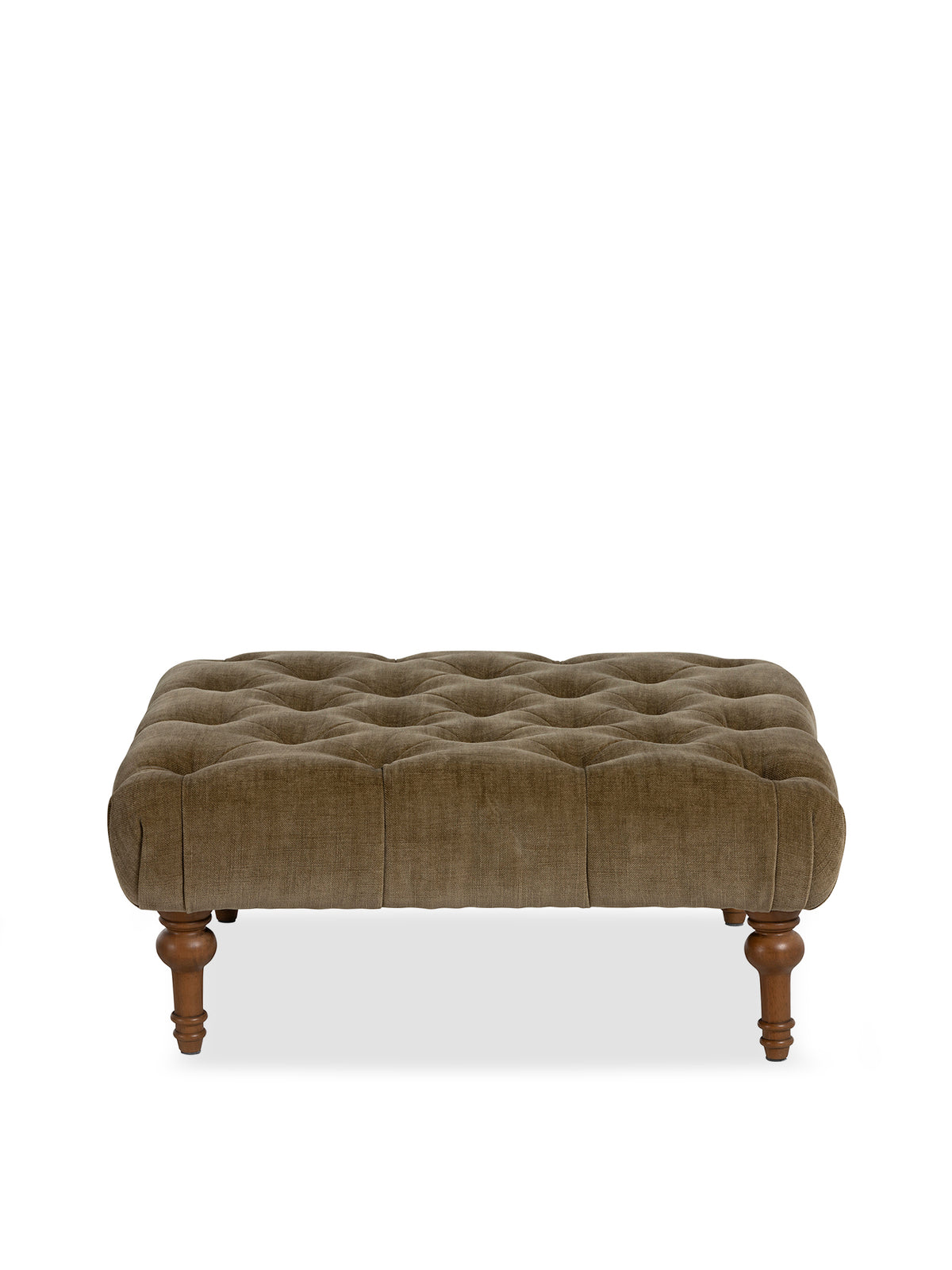 Wharton Fabric Square Footstool
