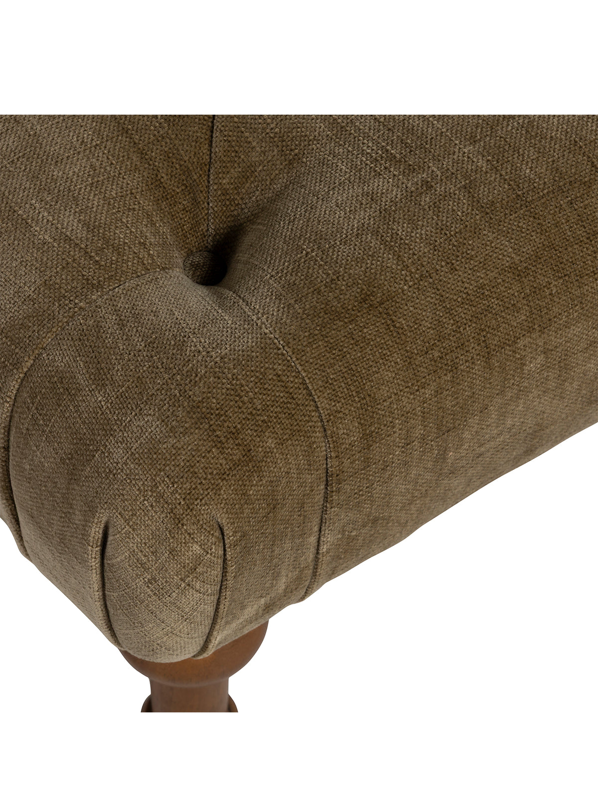 Wharton Fabric Square Footstool