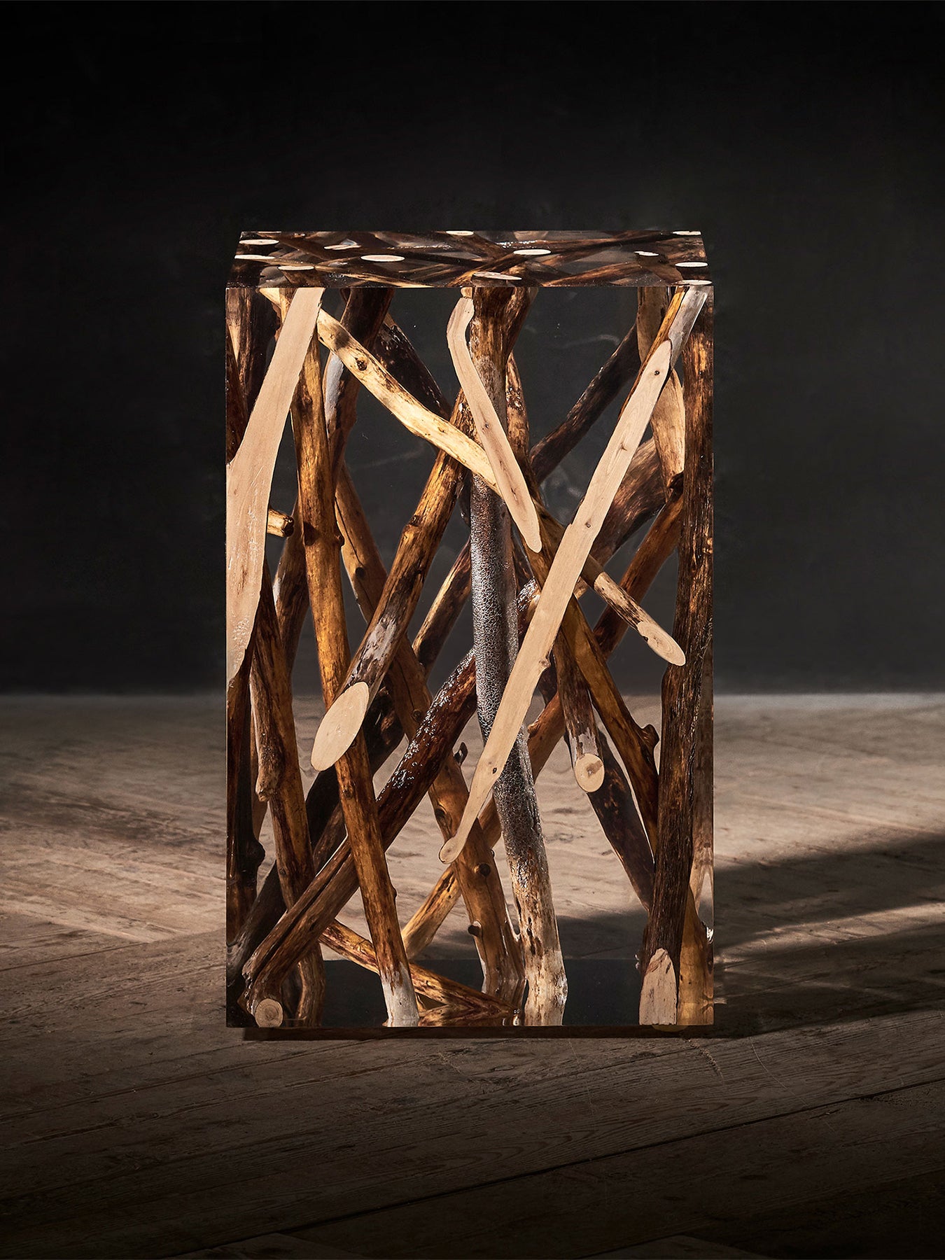 Spur Driftwood Occasional Side Table