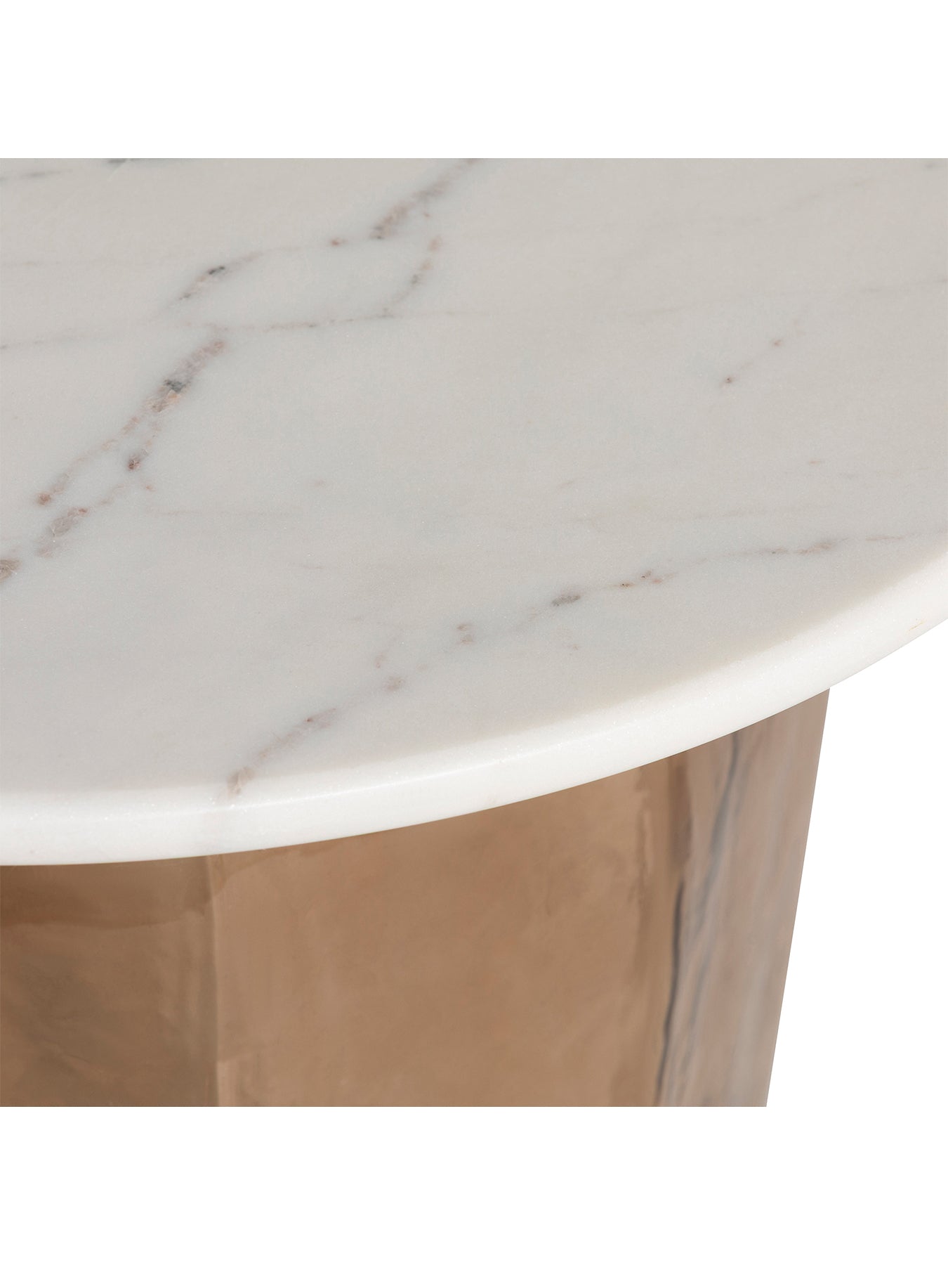 Rossi Marble and Glass Coffee Table Large