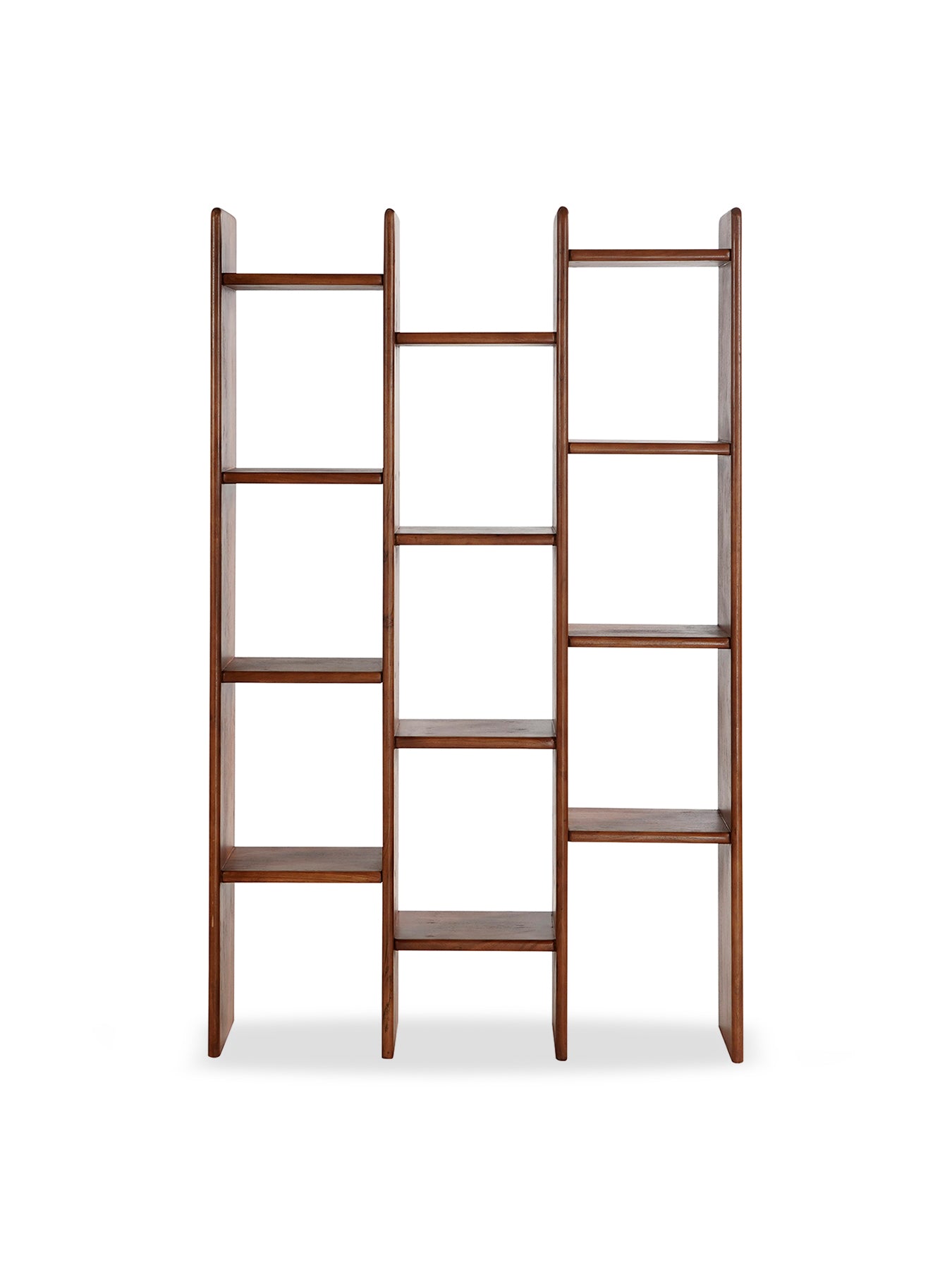 Zerina Walnut Wood Bookshelf