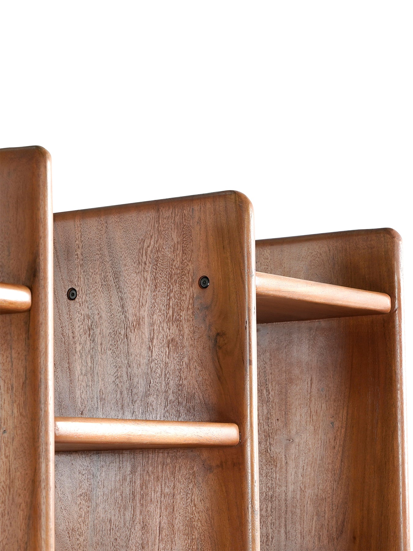 Zerina Walnut Wood Bookshelf