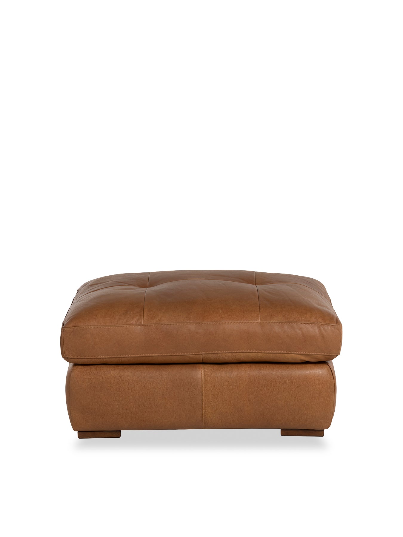 Langley Leather Footstool