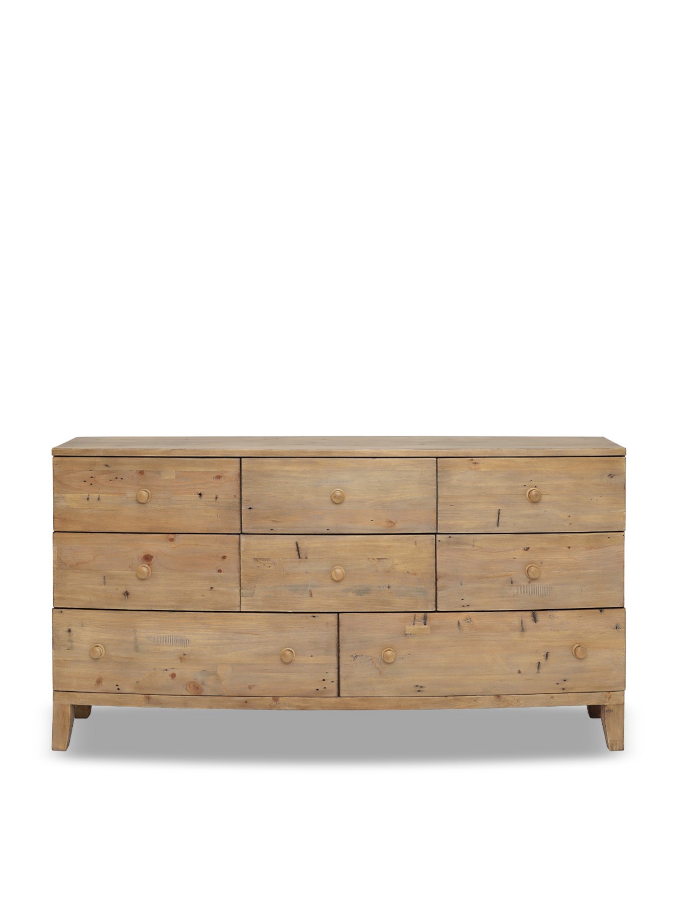 Lewes Reclaimed Wood 8 Drawer Dresser