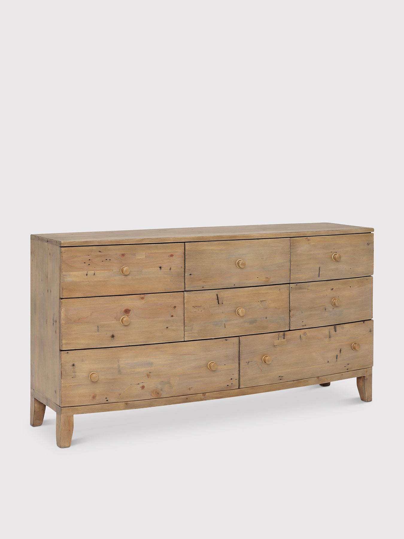 Lewes Reclaimed Wood 8 Drawer Dresser
