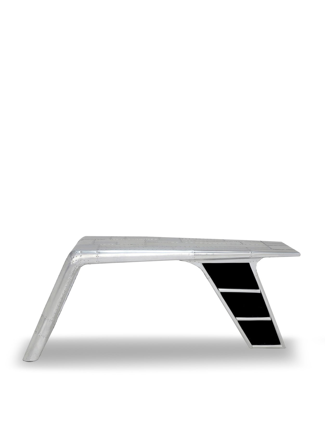 Aviator Blackhawk Valkyrie Metal Desk Silver