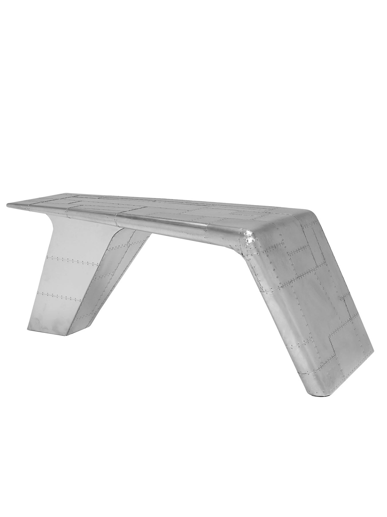 Aviator Blackhawk Valkyrie Metal Desk Silver