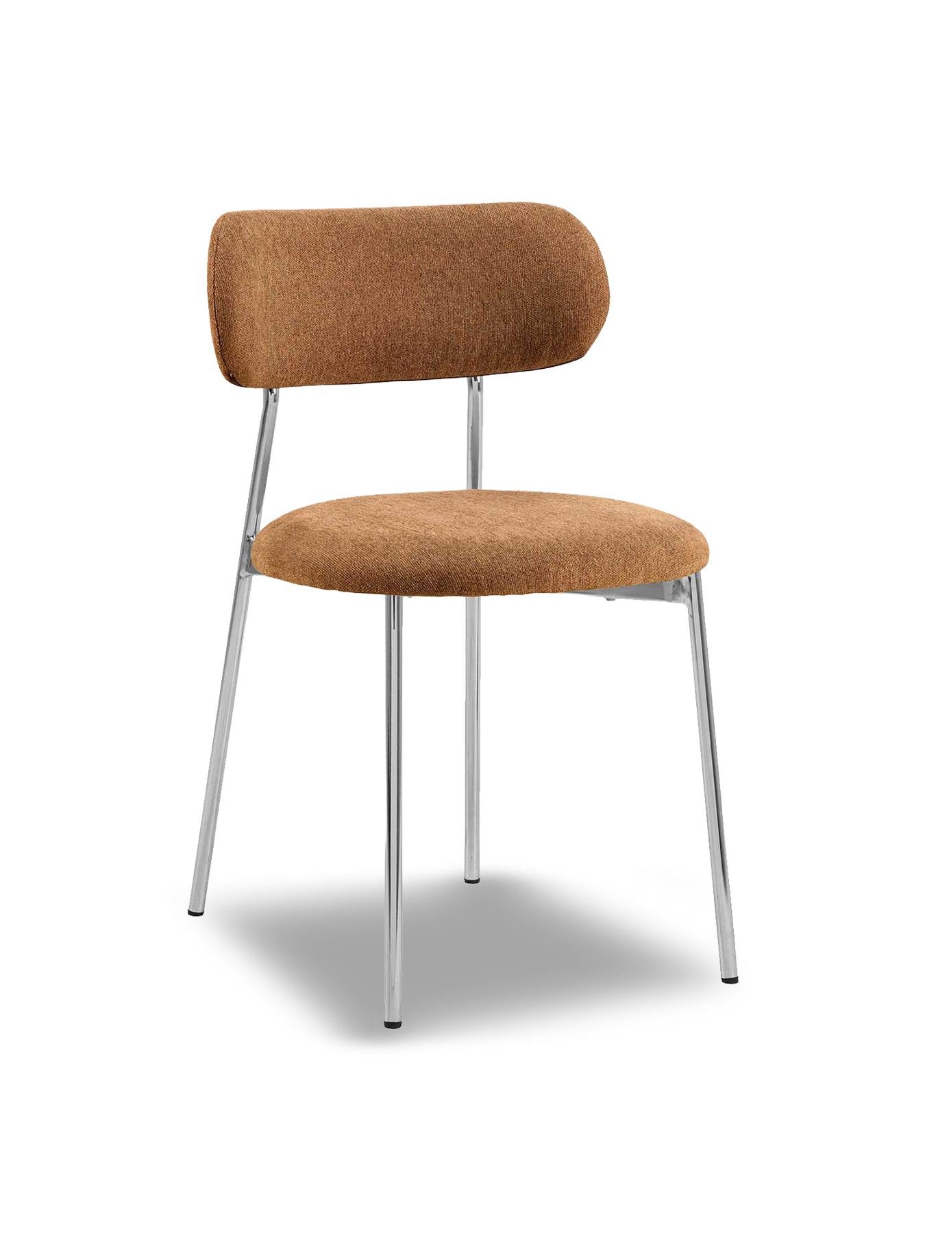 Tansley Brown Fabric Dining Chair