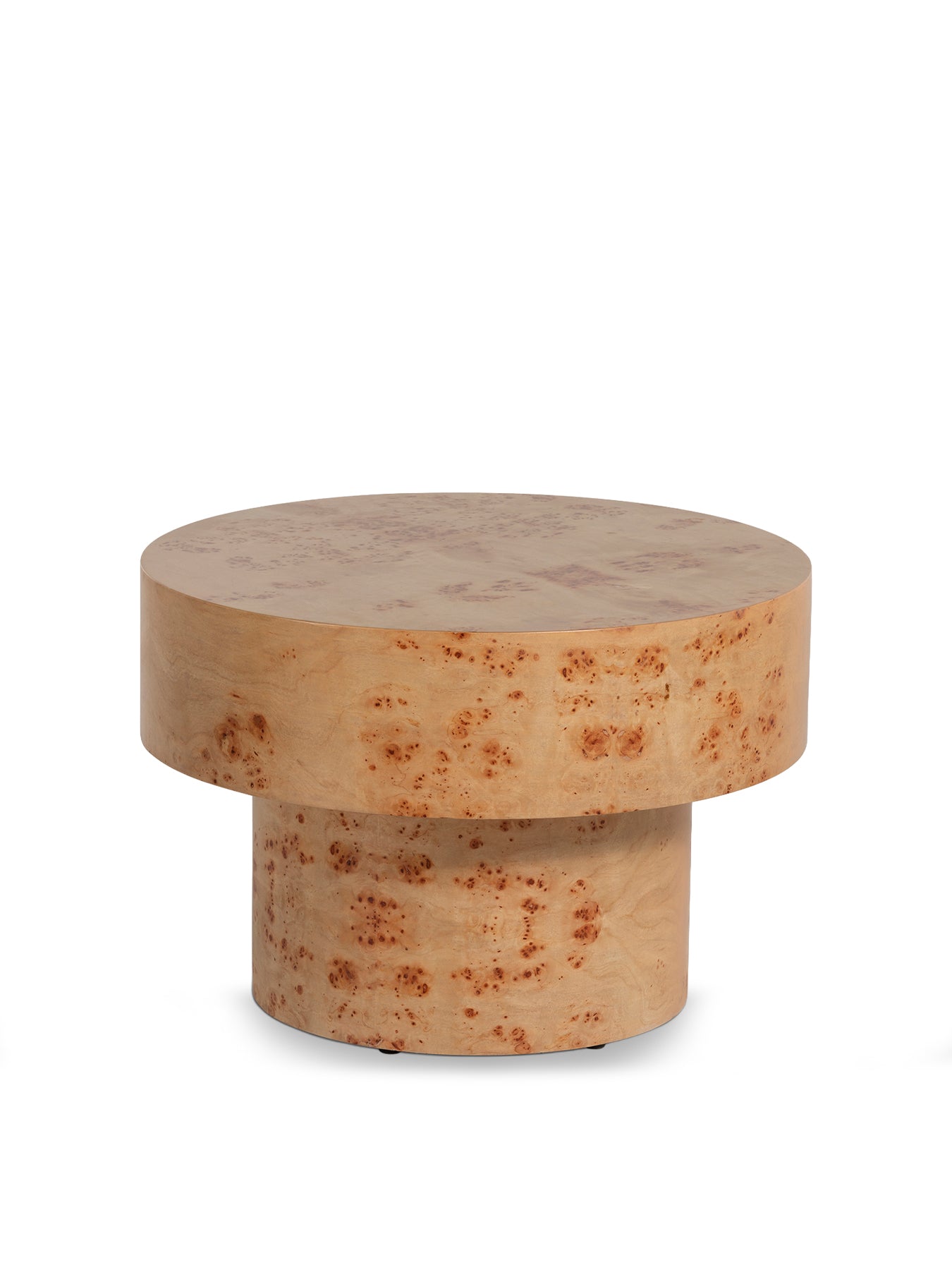 Castile Burl Veneer Side Table
