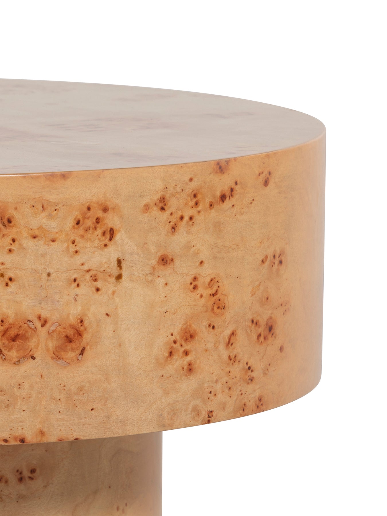 Castile Burl Veneer Side Table