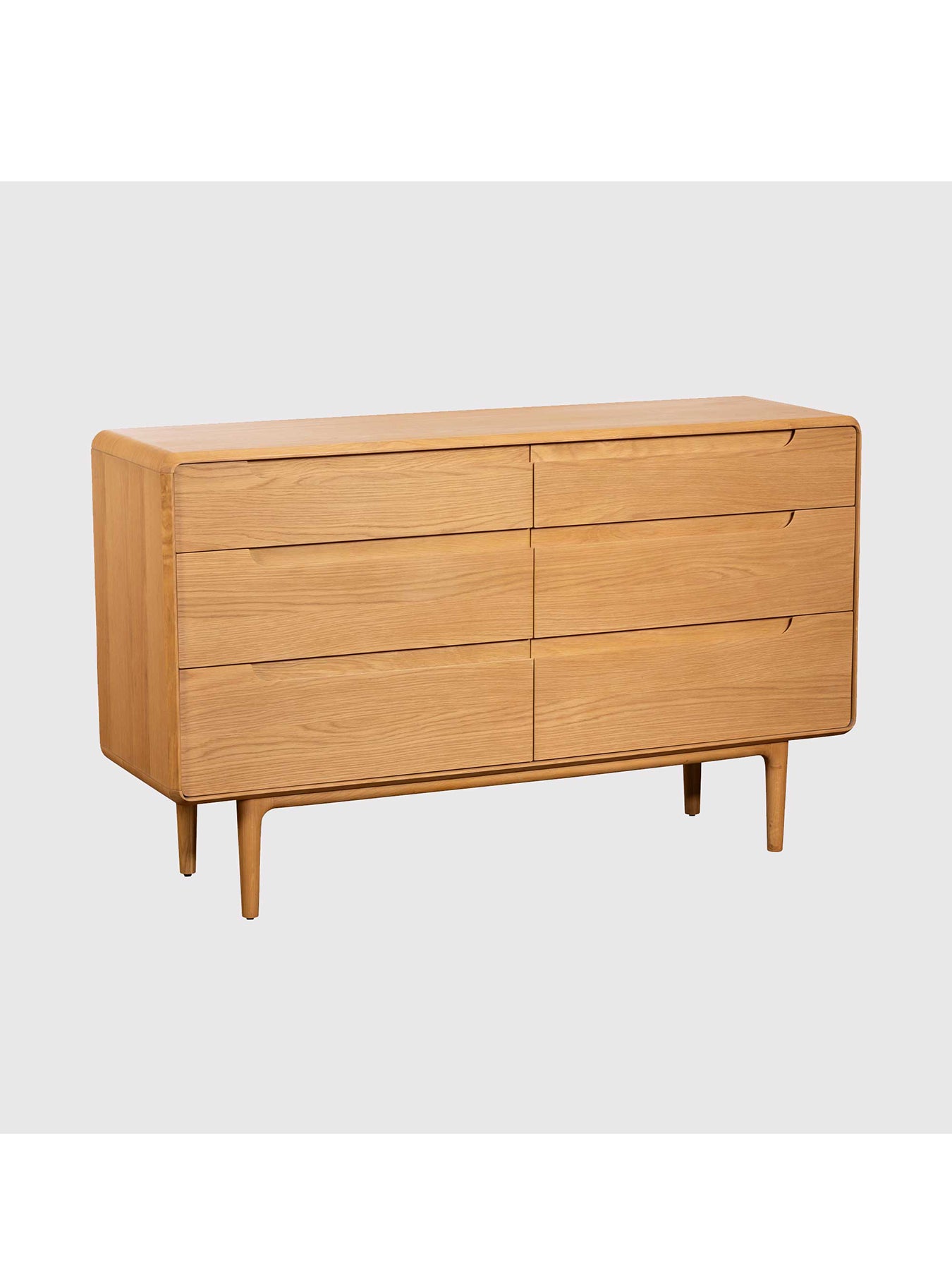 Winchester Oak 6 Drawer Chest