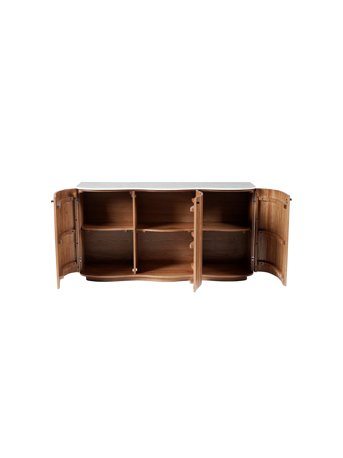 Cambria Oak 3 Door Sideboard