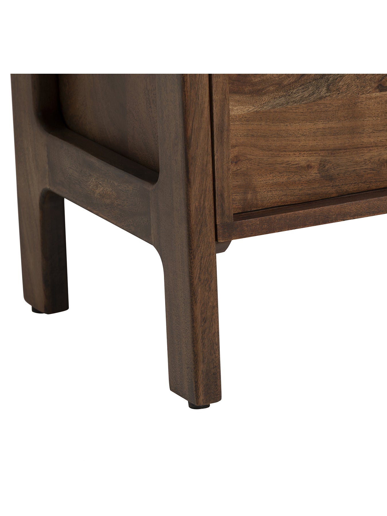 Cresta Acacia Wood 4 Shelf Bookcase