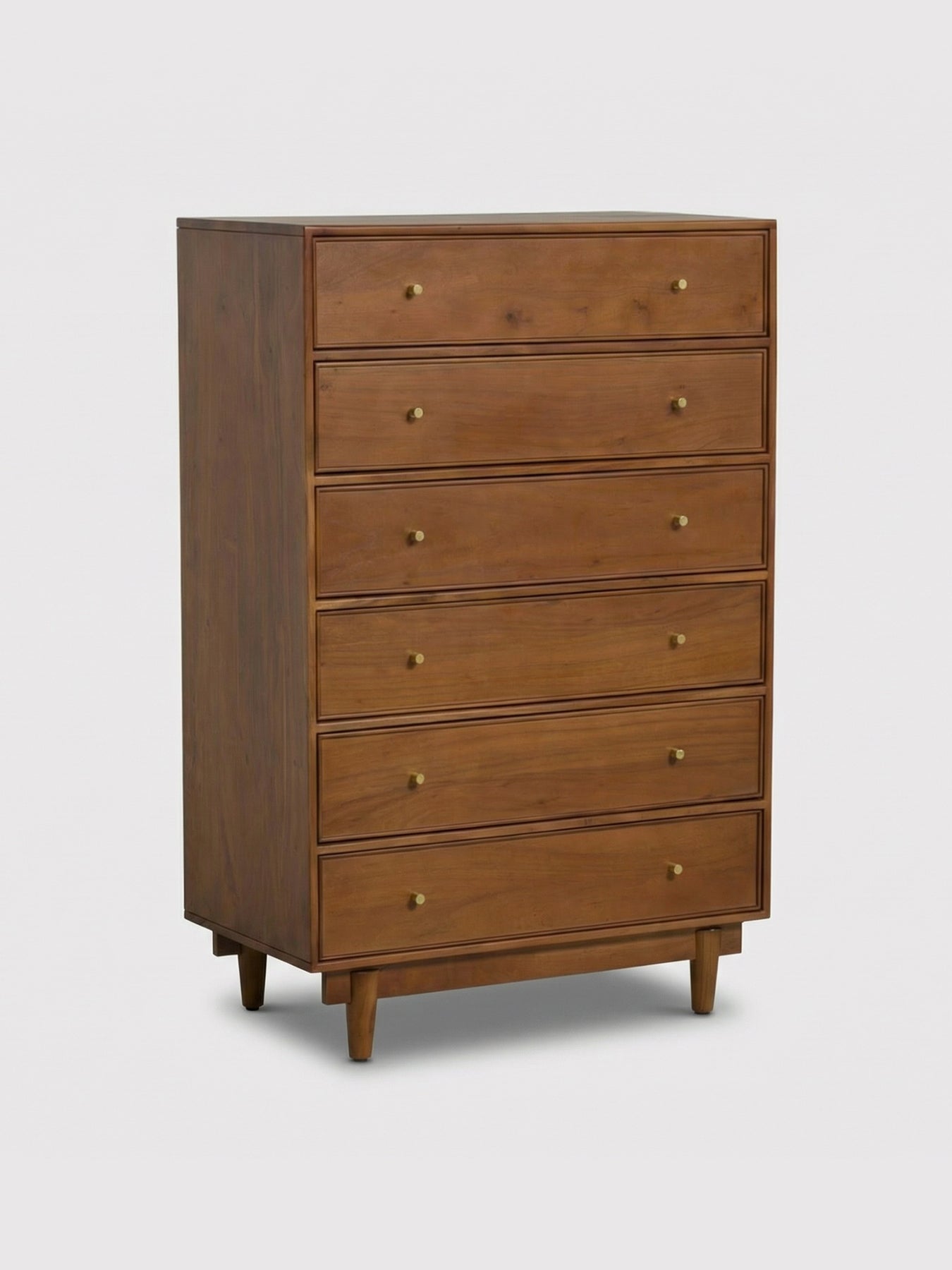 Sendai Wooden 6 Drawer Tallboy