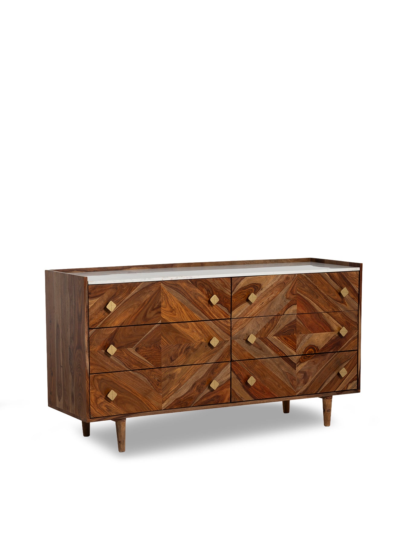 Vida Marble And Wood Dresser