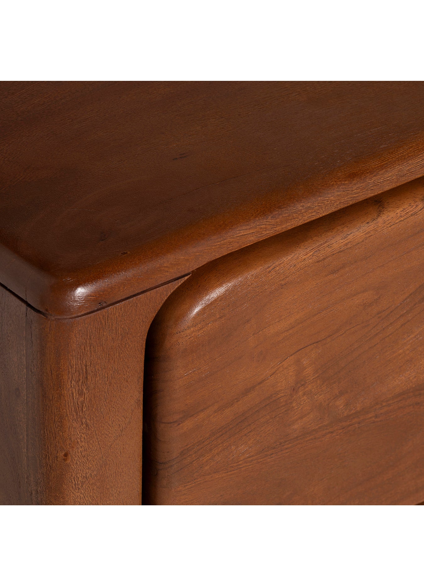 Zerina Walnut Wooden Bedside Table