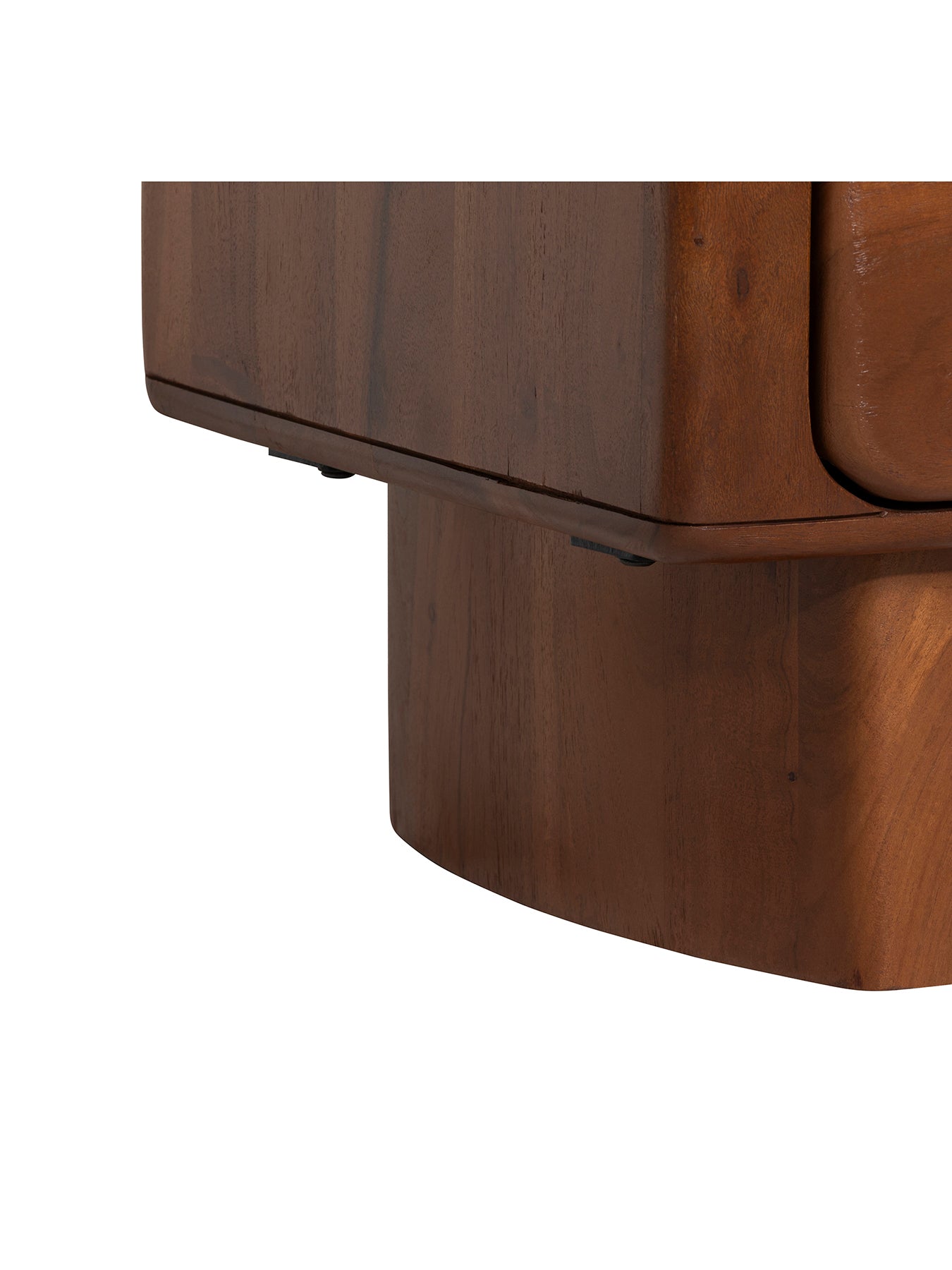 Zerina Walnut Wooden Bedside Table
