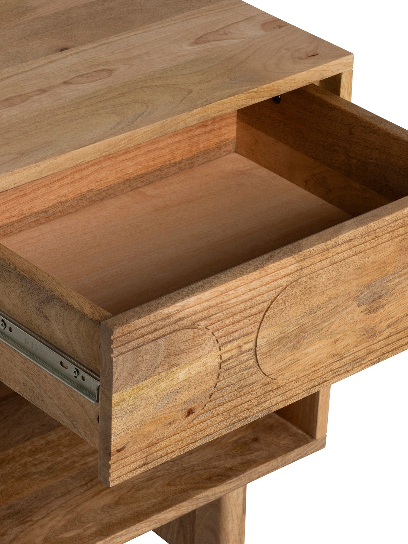 Zuberi Mango Wood Bedside Table Natural