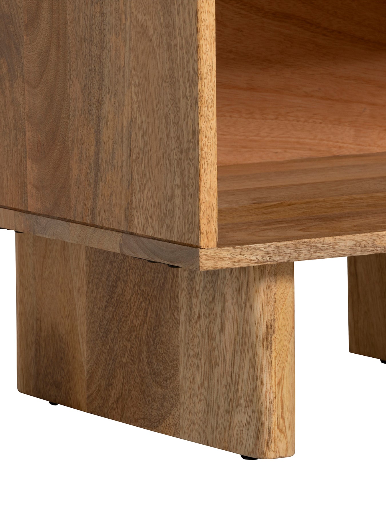 Zuberi Mango Wood Bedside Table Natural