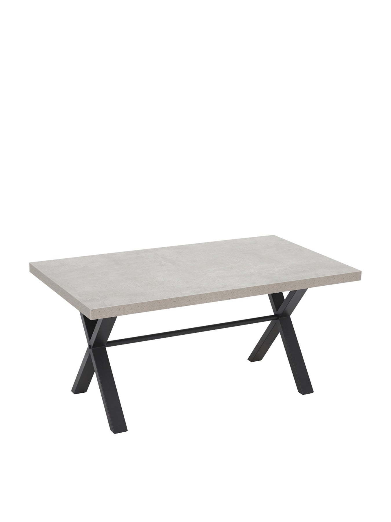 Kalmer Concrete Effect 160cm Dining Table
