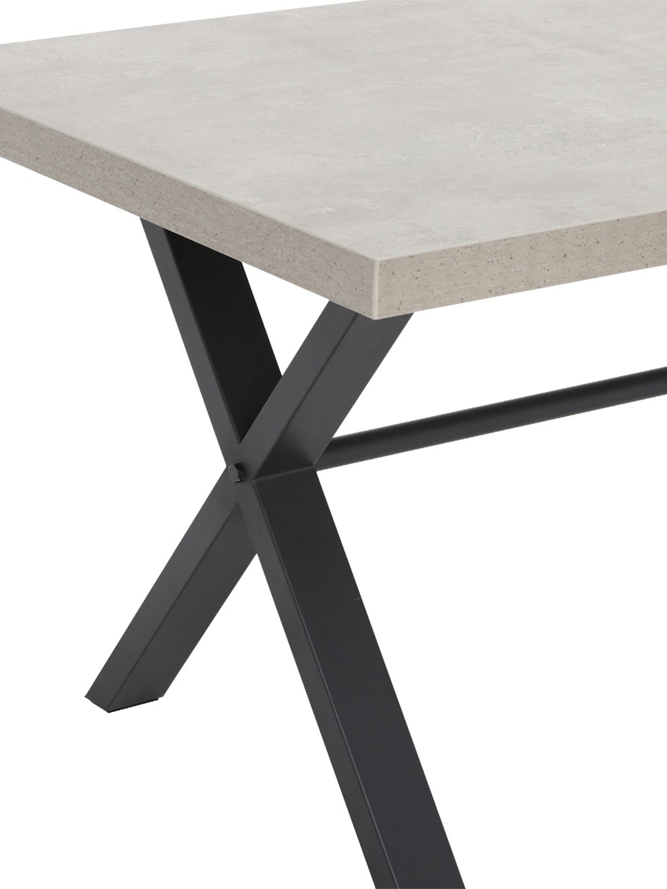 Kalmer Concrete Effect 160cm Dining Table