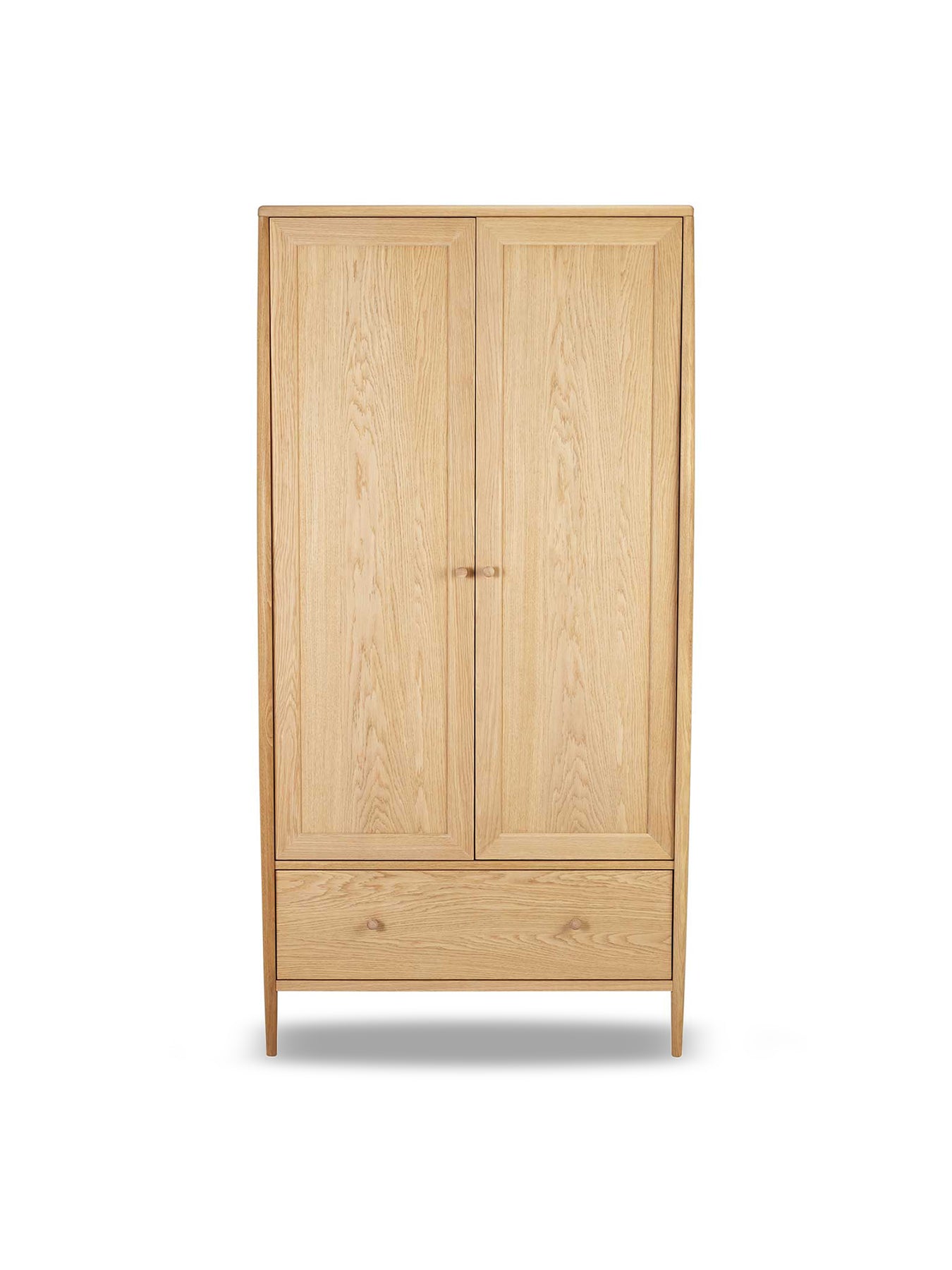 Winslow Oak 2 Door Wardrobe
