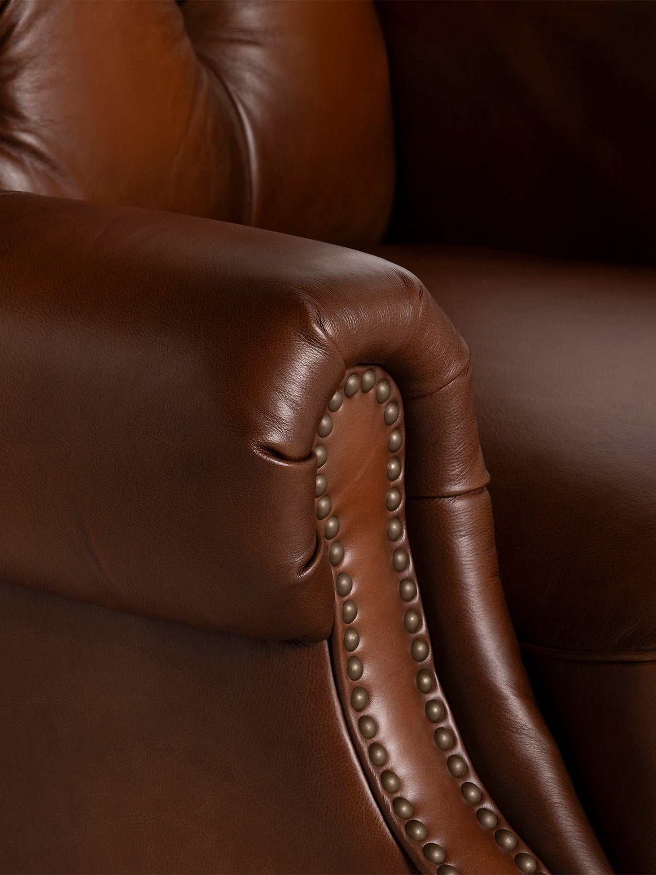 Ullswater Brown Leather Recliner Armchair