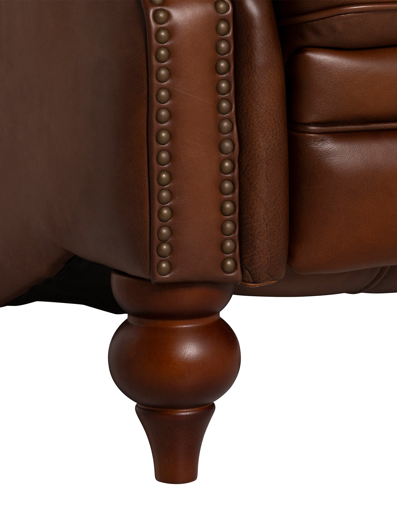 Ullswater Brown Leather Recliner Armchair