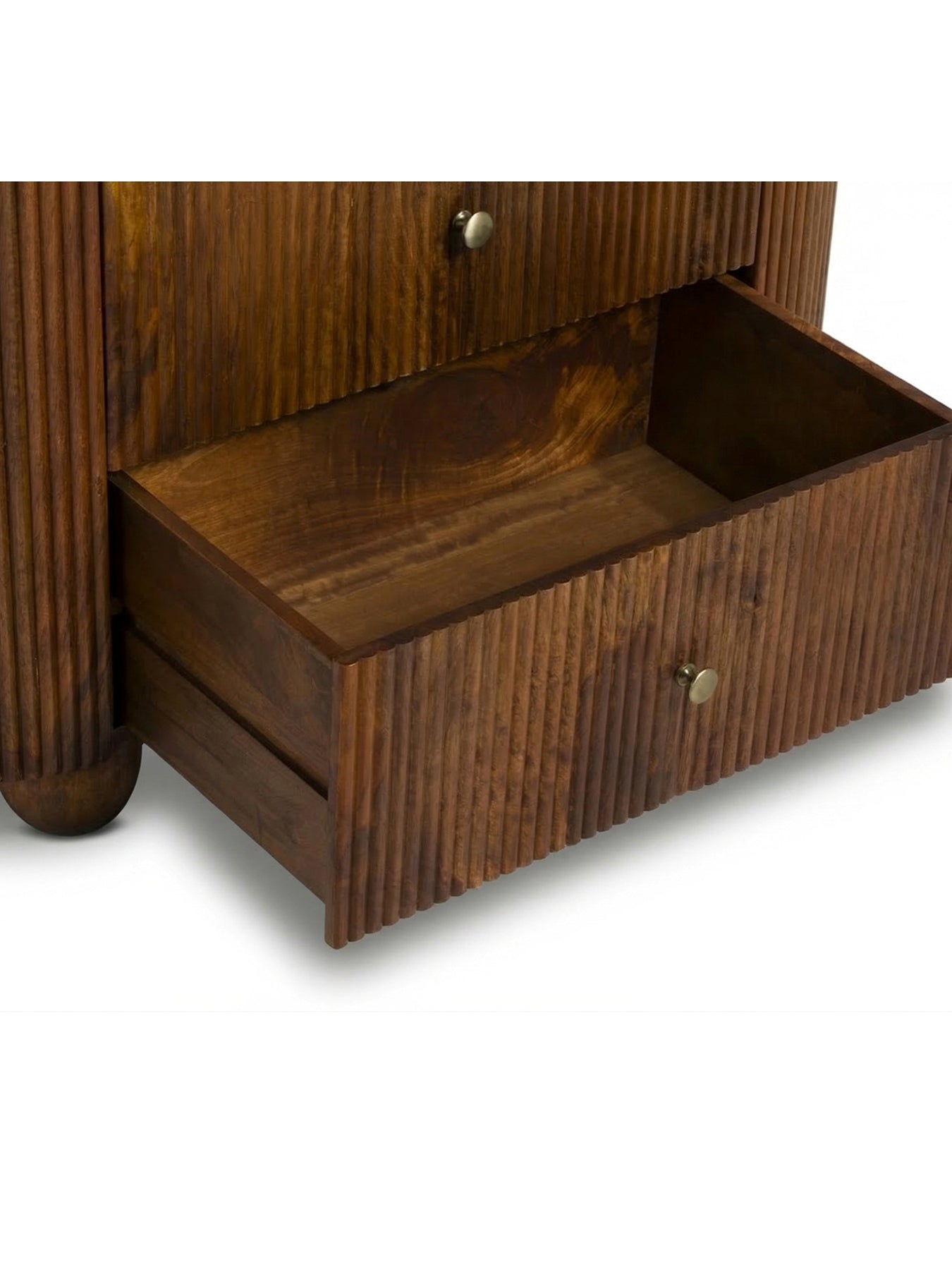 Tigris Mango Wood Chest with Marble Top