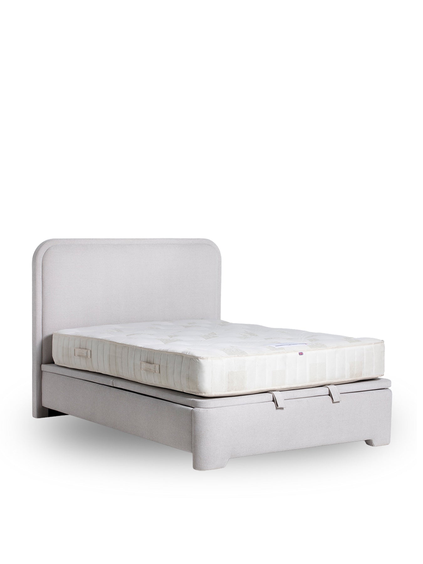 Rothbury Fabric Ottoman Bed Frame Super King Neutral