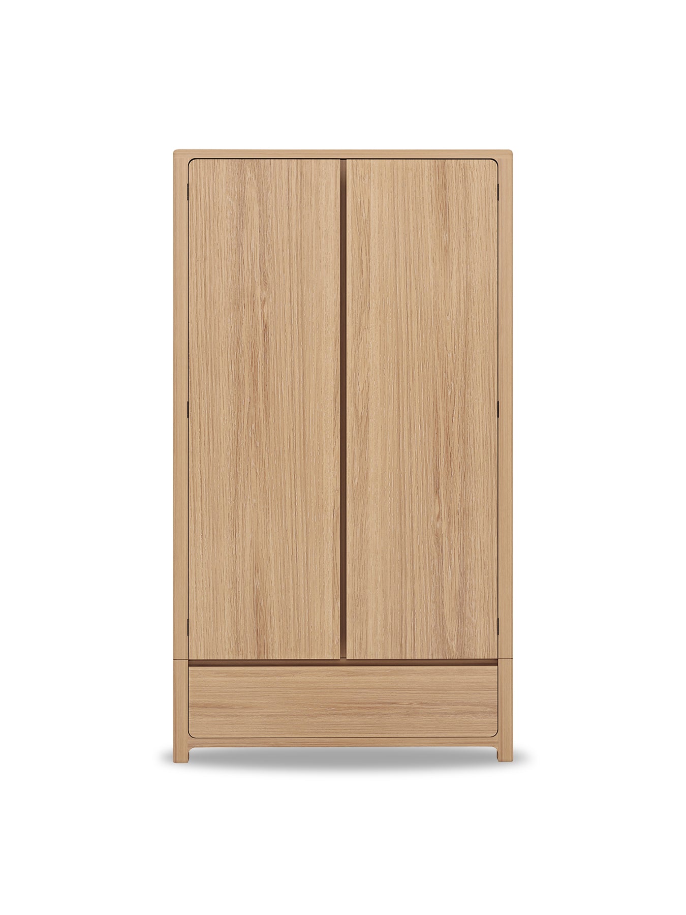 Hadrian Oak 2 Door 1 Drawer Wardrobe