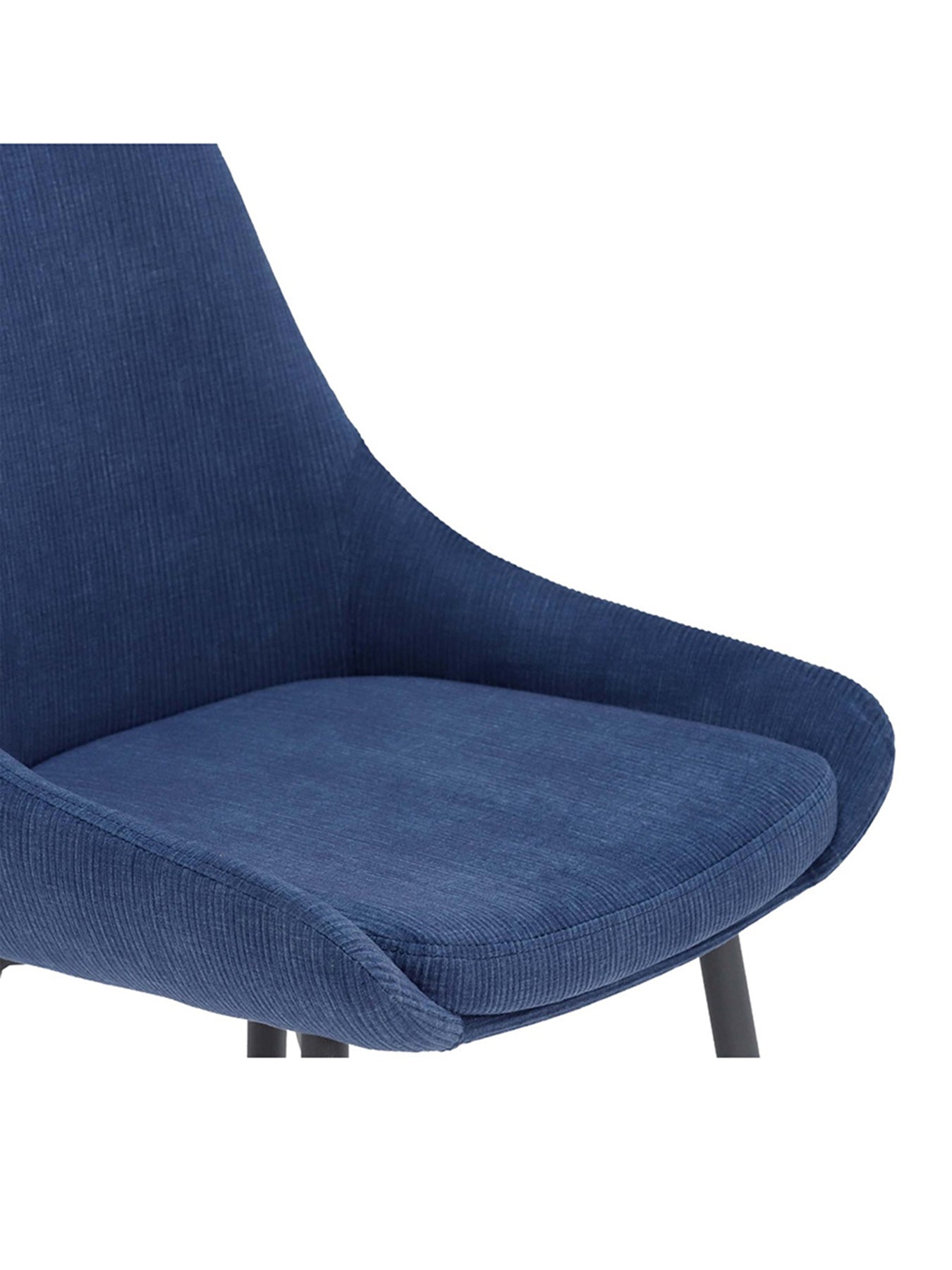 Emmett Fabric Dining Chair Blue