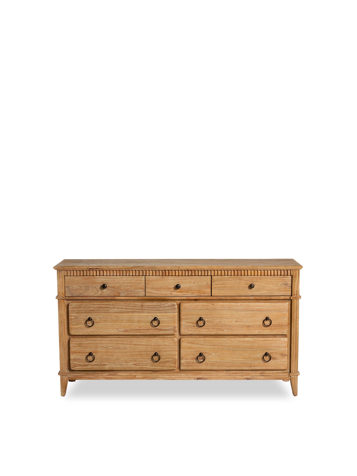 Selene Mindi Wood 7 Drawer Chest