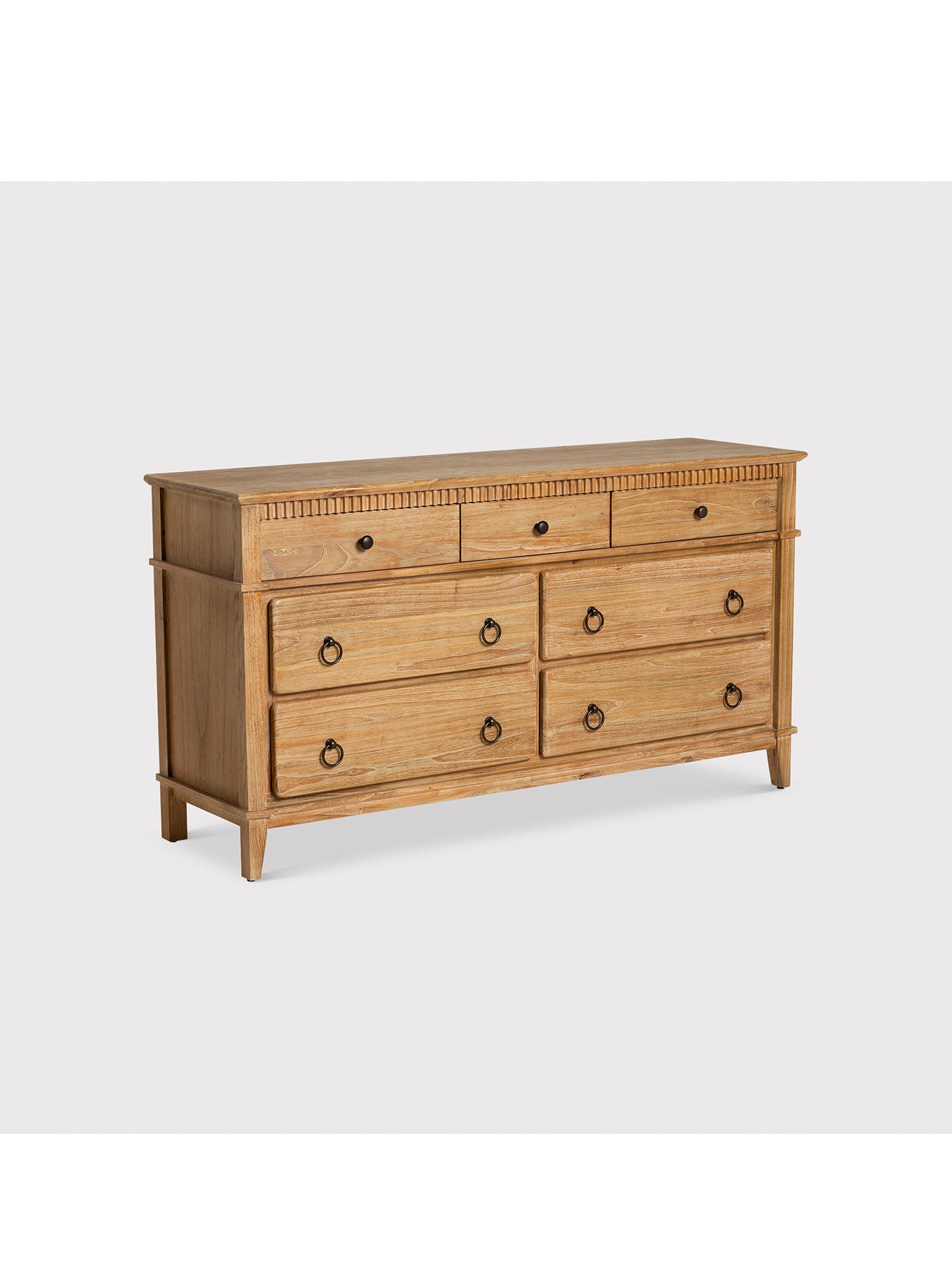Selene Mindi Wood 7 Drawer Chest