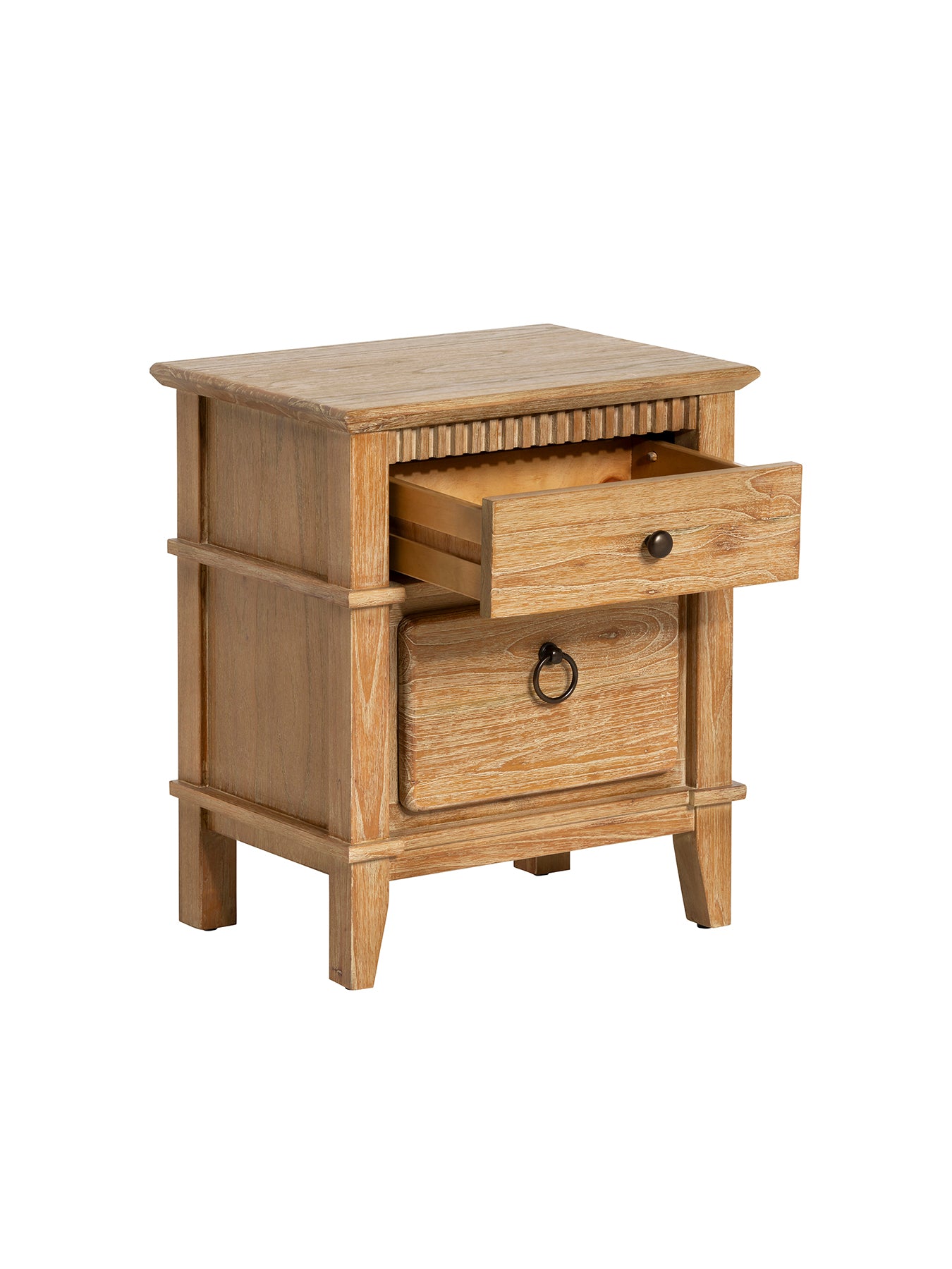 Selene Mindi Wood Bedside Cabinet