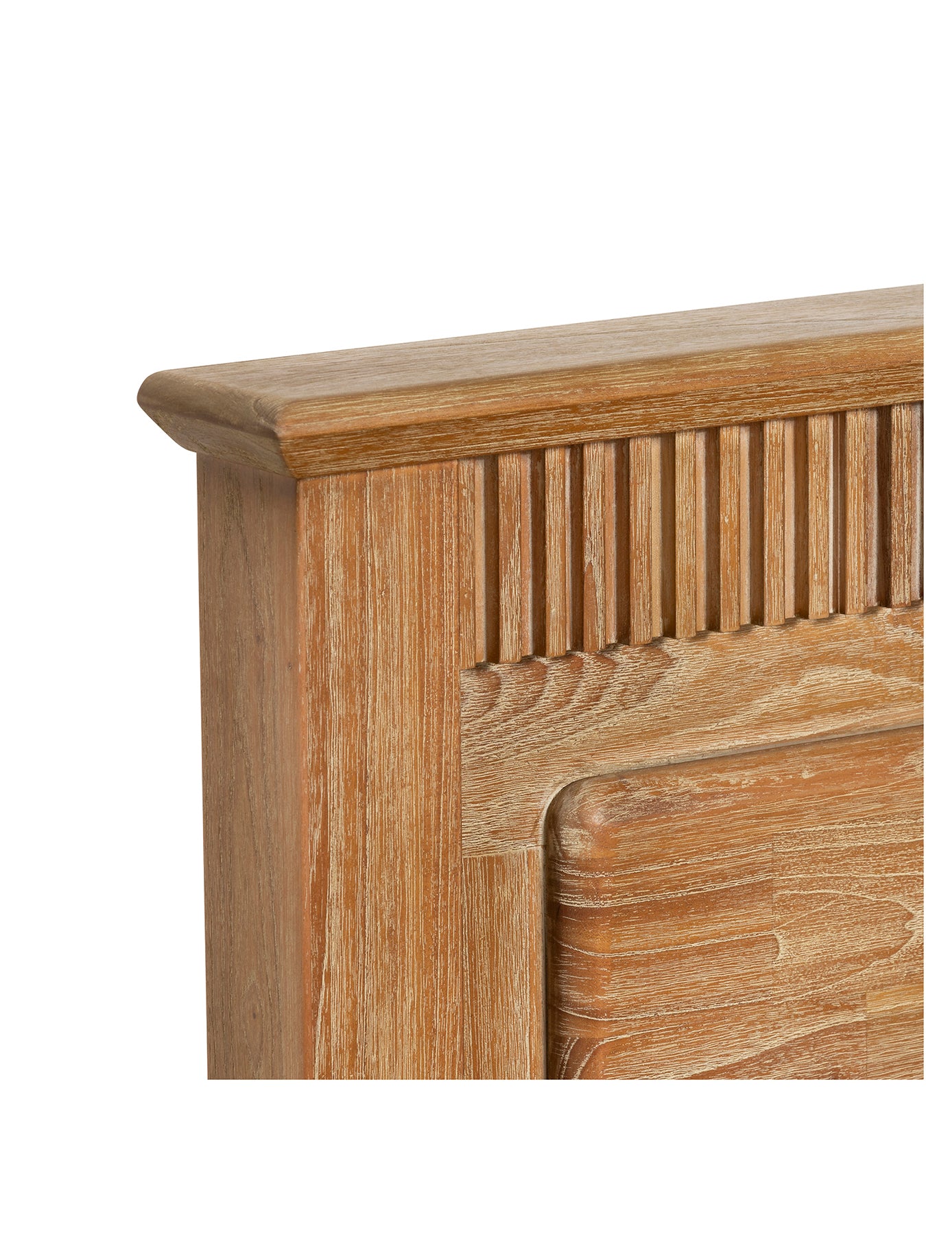 Selene Mindi Wood Double Bed Frame Brown